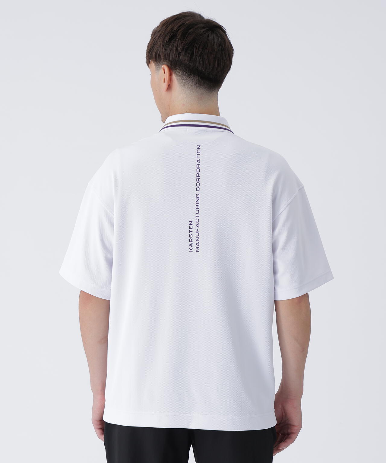 【PING APPAREL】Wメッシュ アセイヤーン半袖ポロシャツ ＜EARLY AUTUMN＞ (MENS)