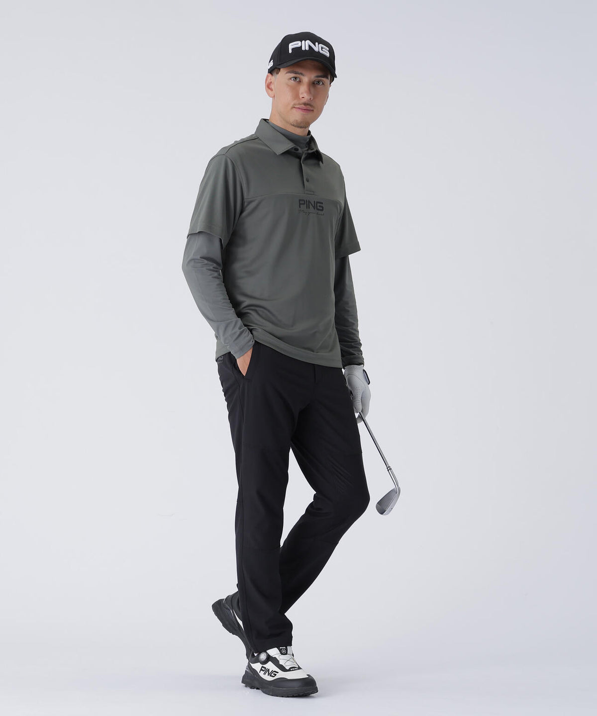 【PING APPAREL】レイヤードツインセット ＜PERFORMANCE＞ (MENS)