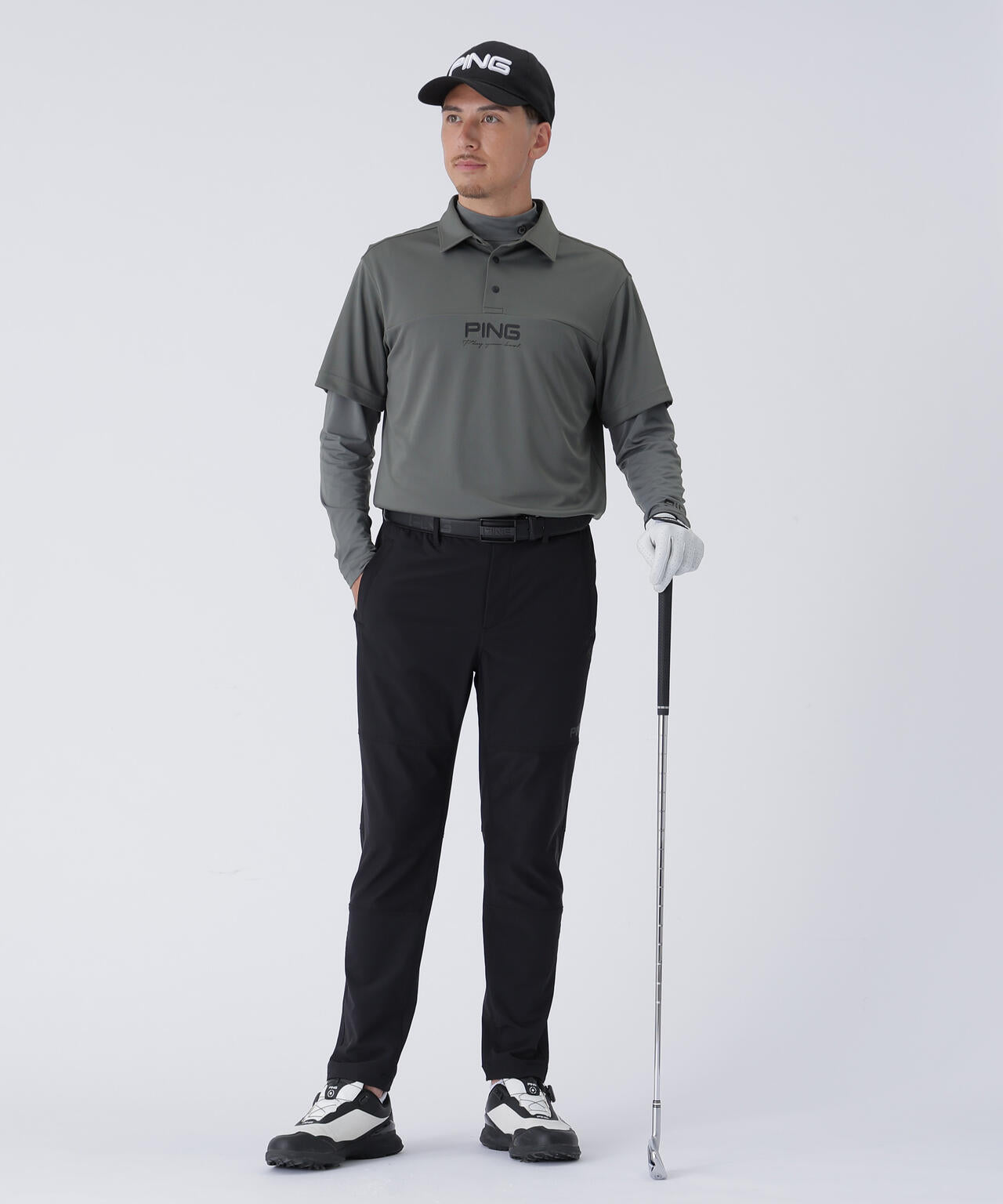 美品 2025年モデル PING レイヤードツインセット SALE】ピンアパレル 2025年春夏モデル レディース 高機能 レイヤード