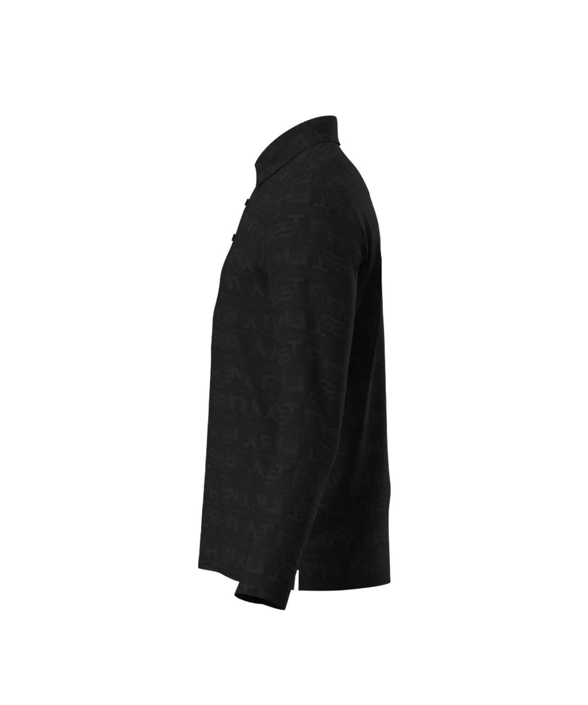 【PING APPAREL】凸凹PLAYロゴジャカード長袖ポロシャツ ＜PERFORMANCE＞ (MENS)