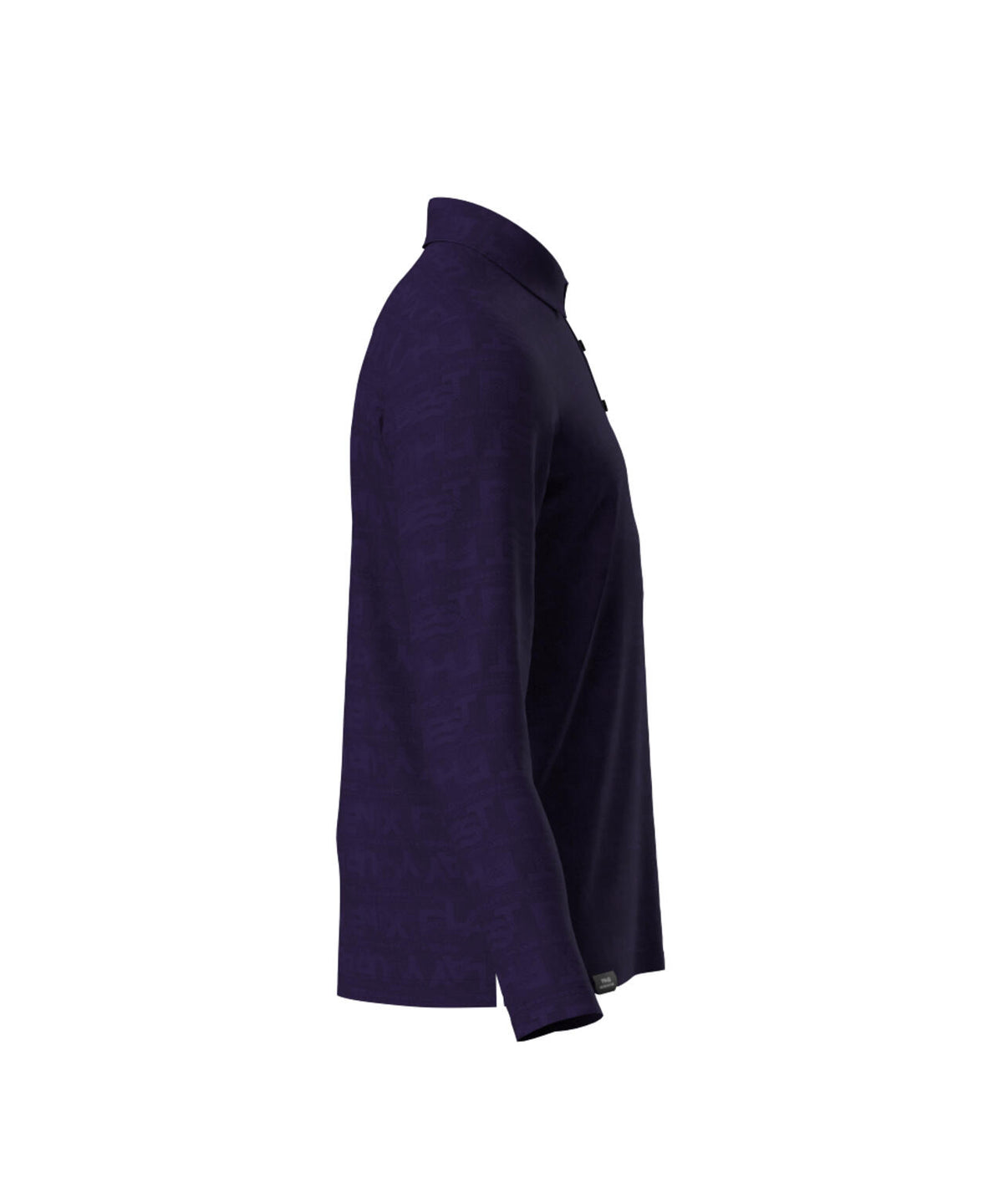 【PING APPAREL】凸凹PLAYロゴジャカード長袖ポロシャツ ＜PERFORMANCE＞ (MENS)