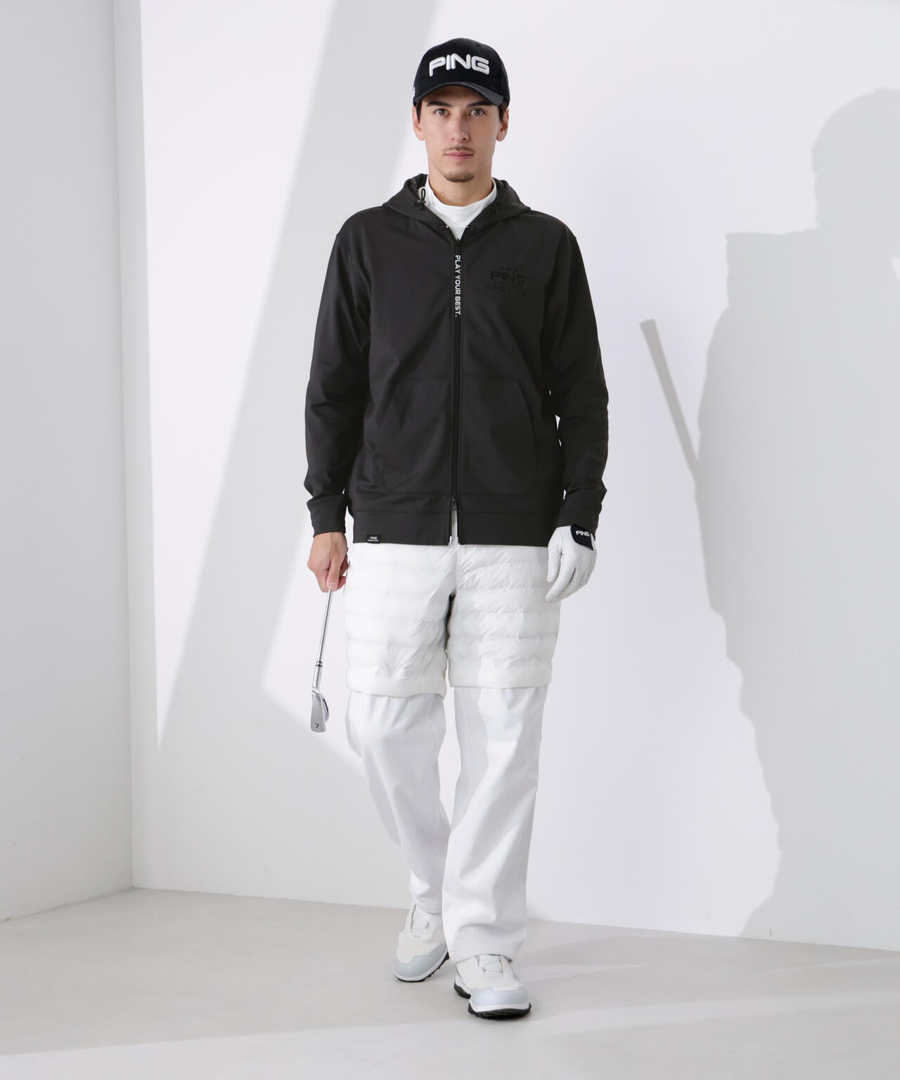 【PING APPAREL】ダンボールニットフルジップスウェットフーディ ＜PERFORMANCE＞ (MENS)