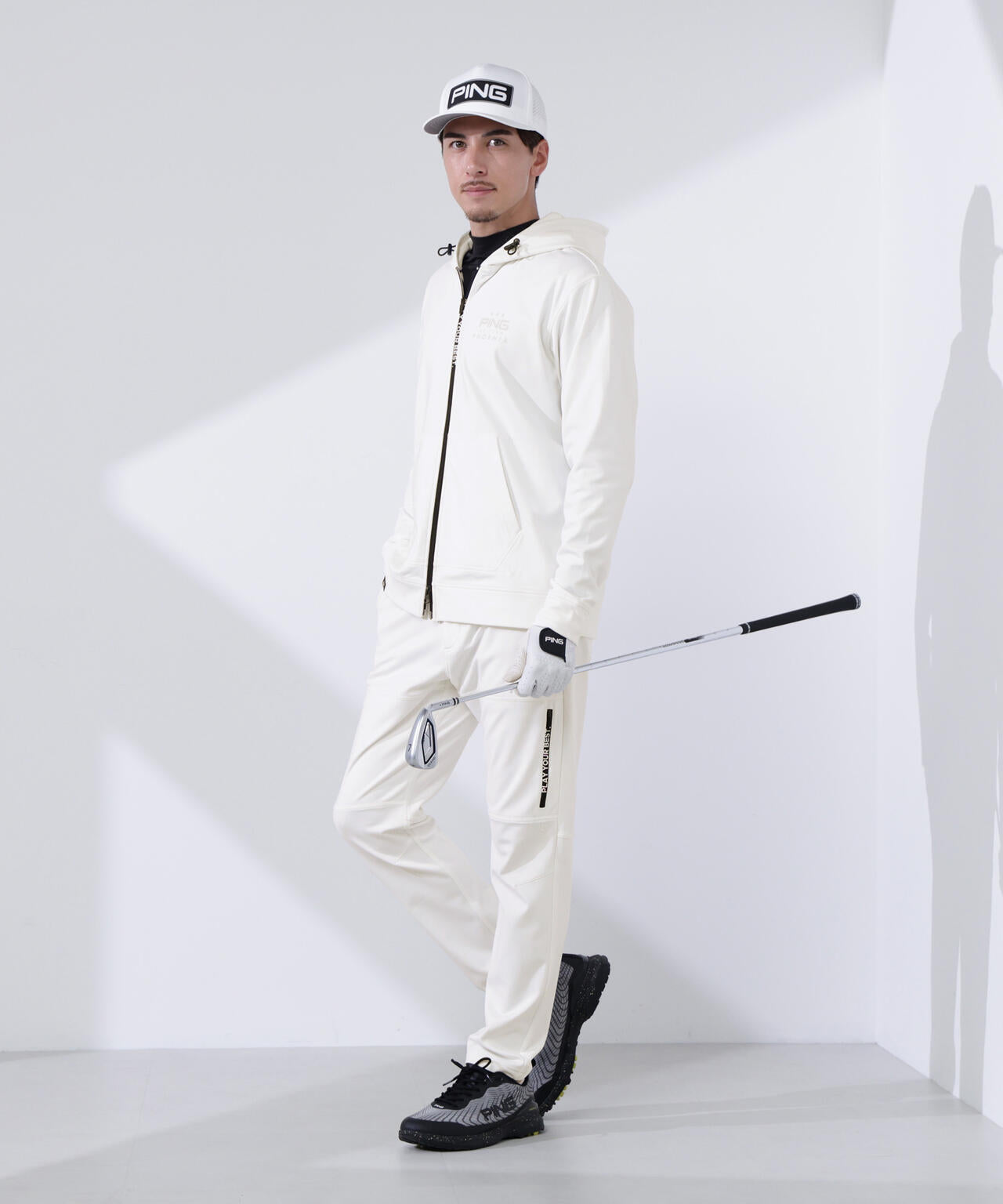 【PING APPAREL】ダンボールニットフルジップスウェットフーディ ＜PERFORMANCE＞ (MENS)