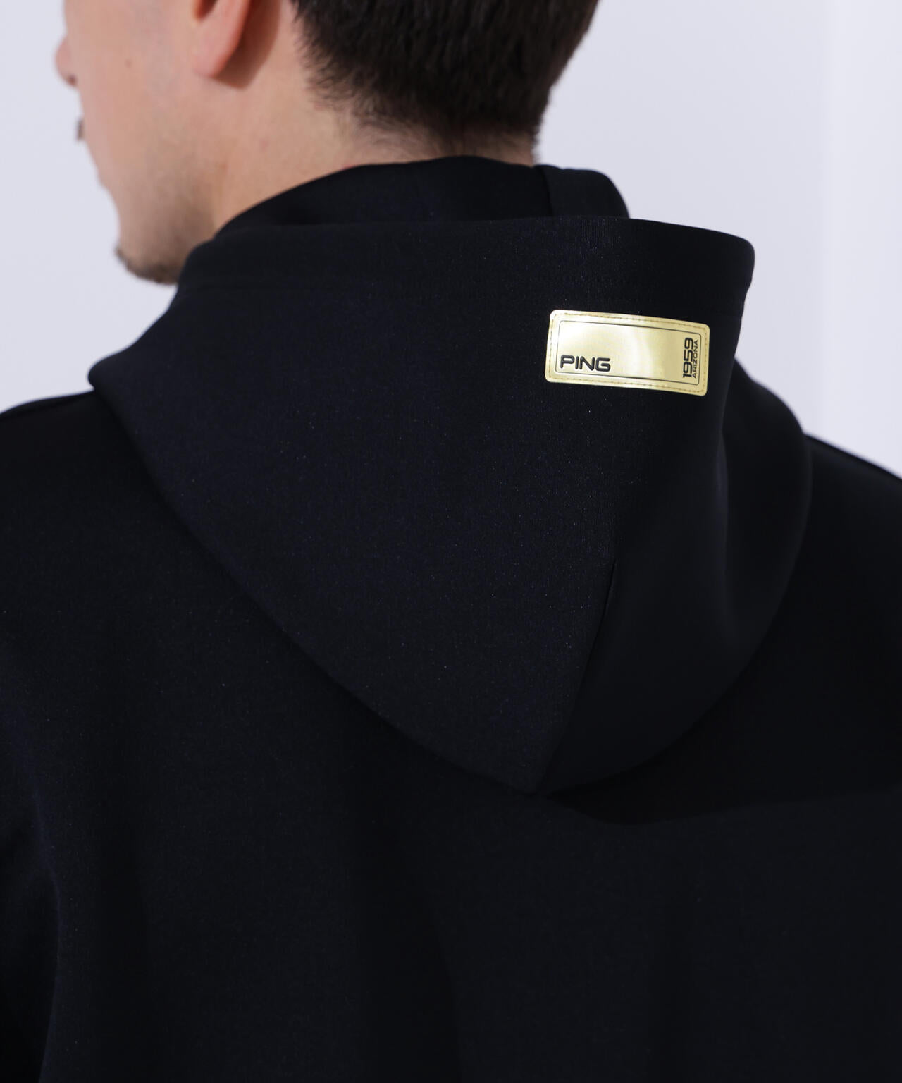 【PING APPAREL】全方向ストレッチRENUキルトダンボールジャージフルジップフーディー ＜GOLD＞ (MENS)