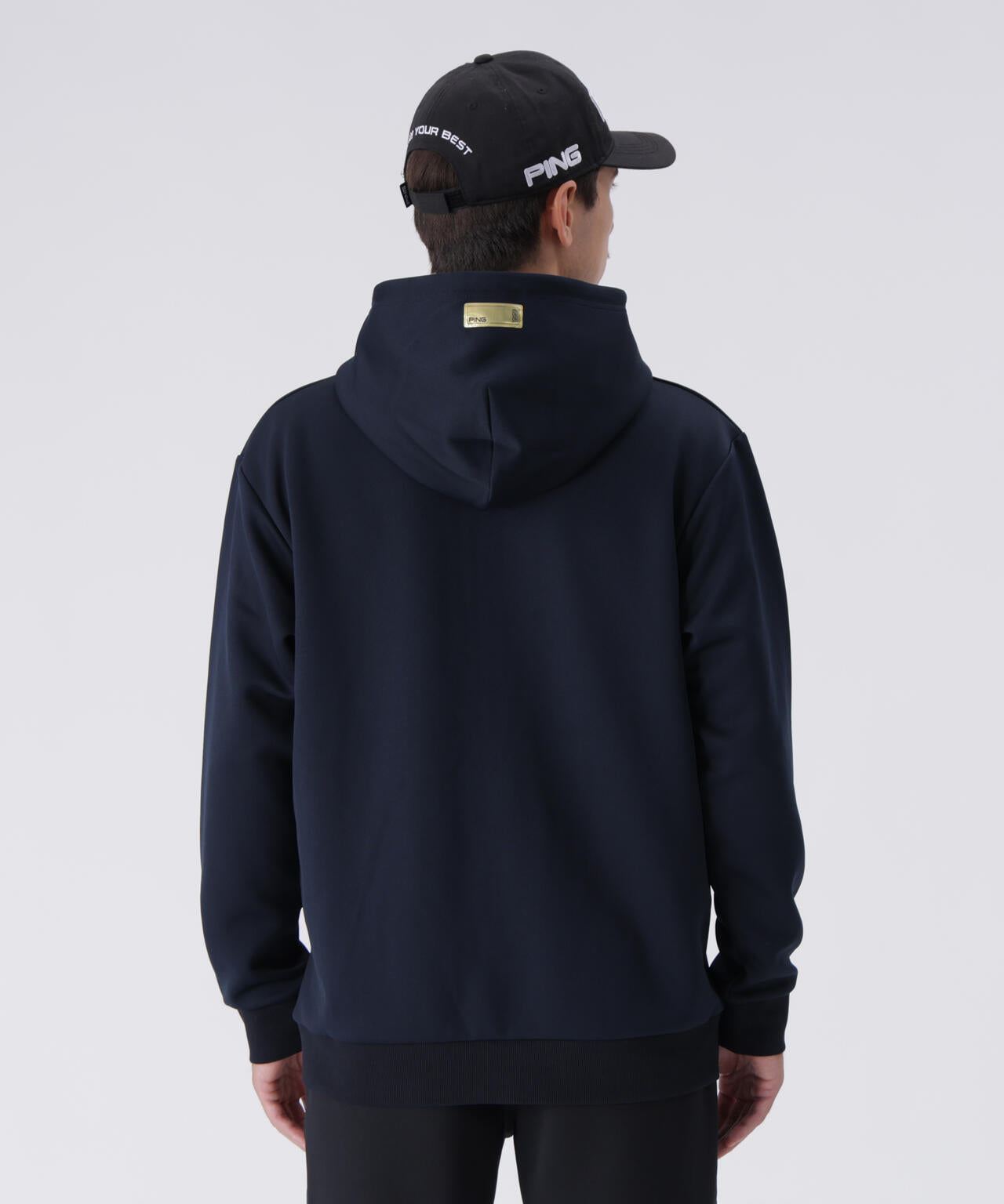 【PING APPAREL】全方向ストレッチRENUキルトダンボールジャージフルジップフーディー ＜GOLD＞ (MENS)