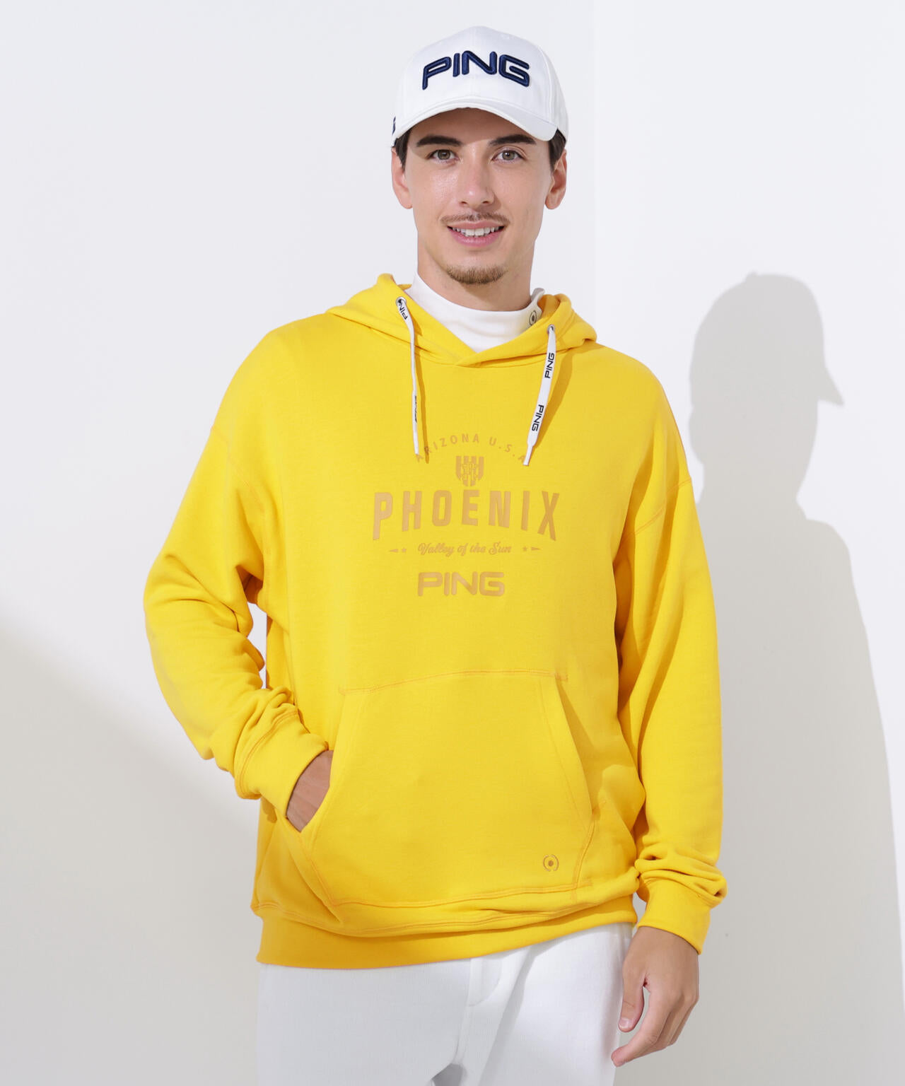 PING APPAREL】ドライミックス ベアインレイ スウェットフーディ