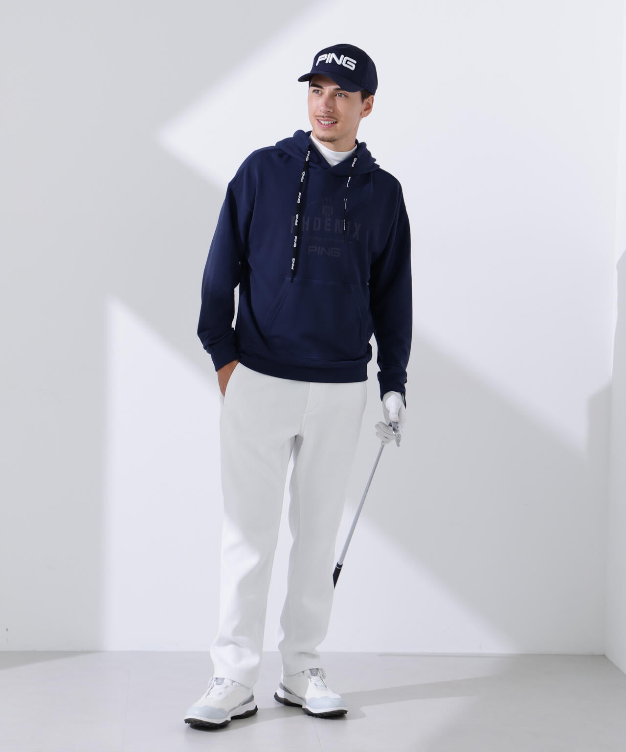 【PING APPAREL】ドライミックス ベアインレイ スウェットフーディ ＜NATIVE＞ (MENS)