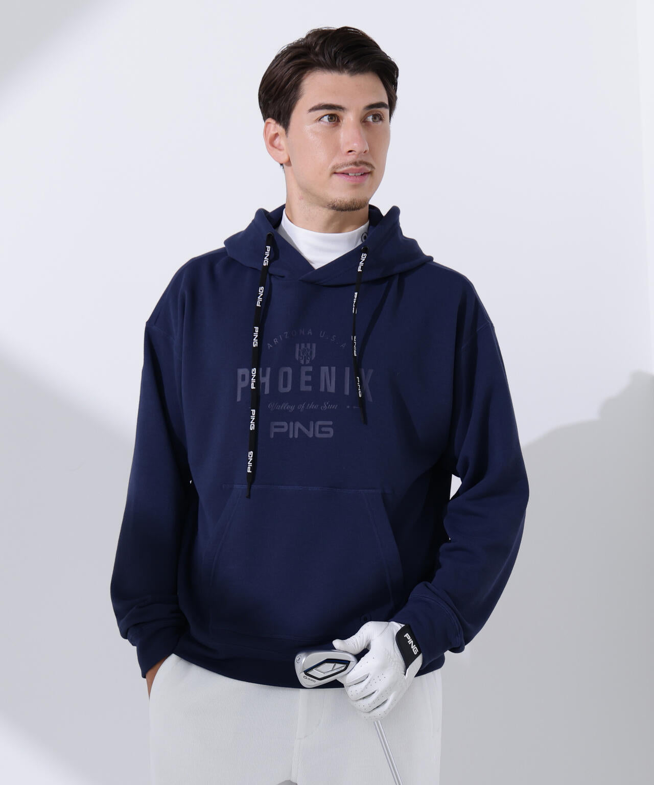 【PING APPAREL】ドライミックス ベアインレイ スウェットフーディ ＜NATIVE＞ (MENS)