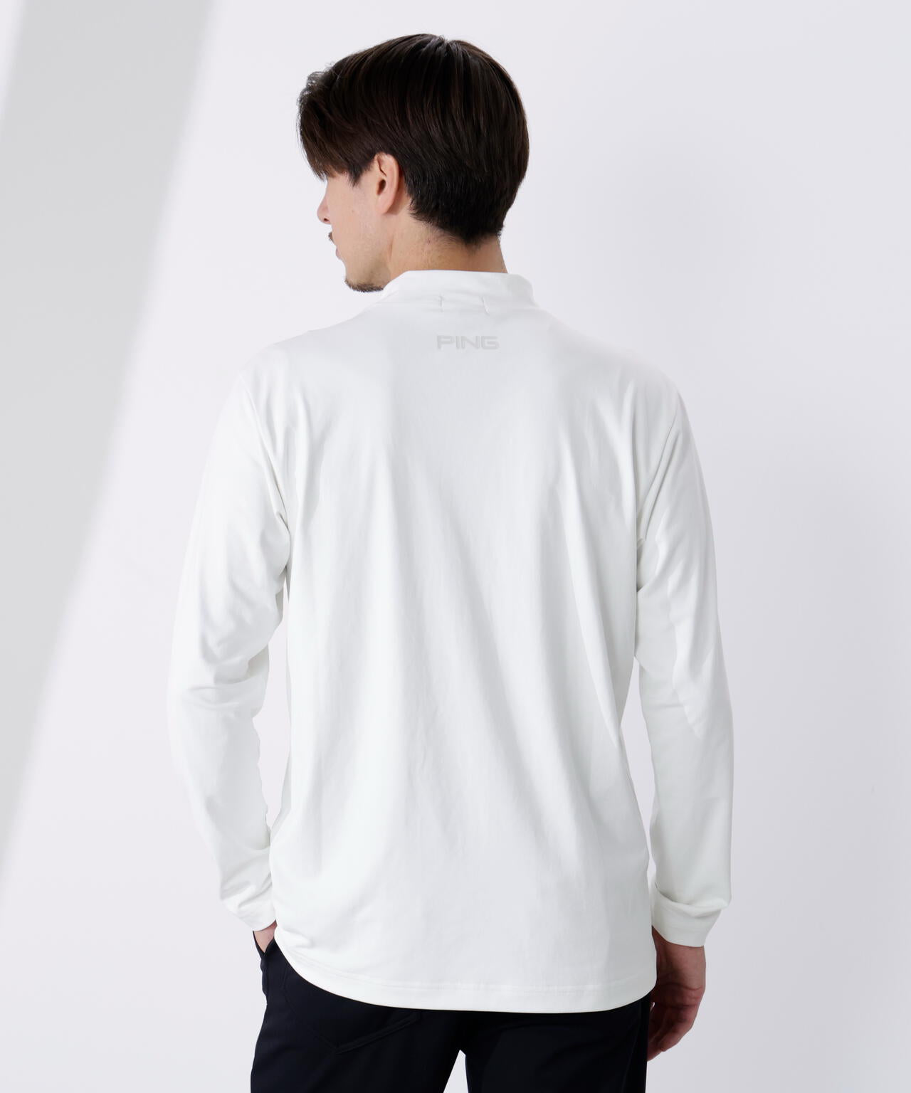 PING APPAREL】トリコット長袖ハイネックカットソー ＜PERFORMANCE