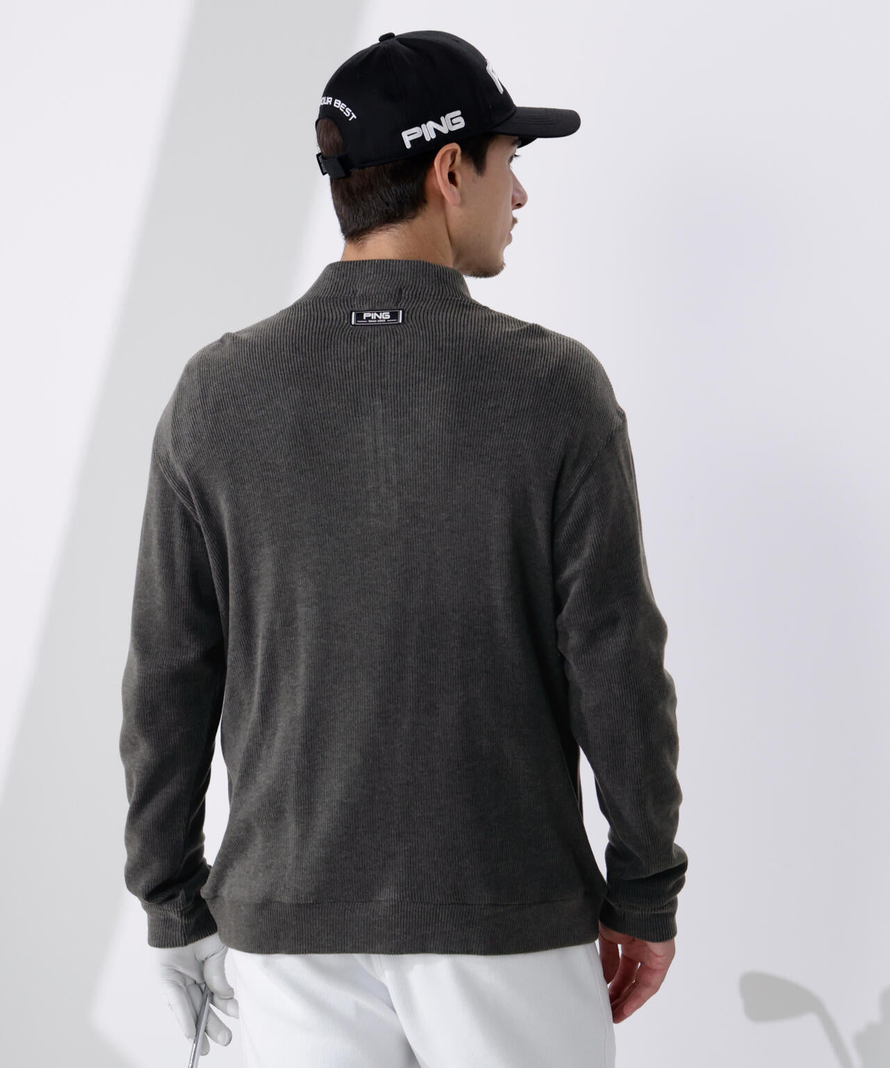 未使用 タグ付 HORN GARMENT ハーフジップジャケット PING APPAREL】針抜きハーフジップカットソー ＜NATIVE＞ (MENS