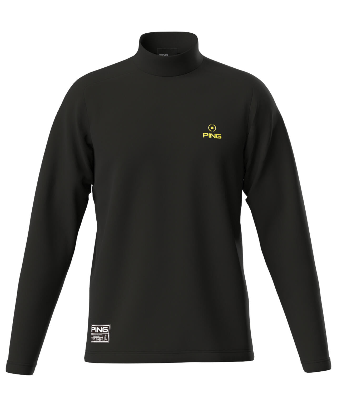 【PING APPAREL】サーモソーラ―長袖ハイネックカットソー ＜GOLD＞ (MENS)