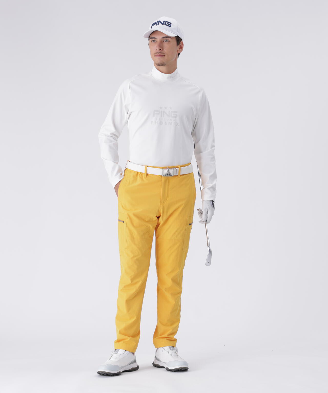 【PING APPAREL】サーモソーラ―バックカノコ長袖ハイネックカットソー ＜PERFORMANCE＞ (MENS)