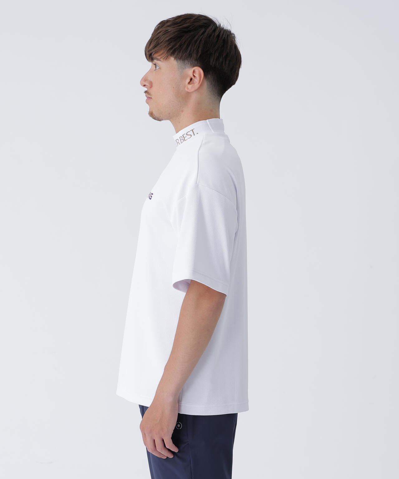 PING APPAREL】Wメッシュ アセイヤーン半袖ハイネックシャツ ＜EARLY