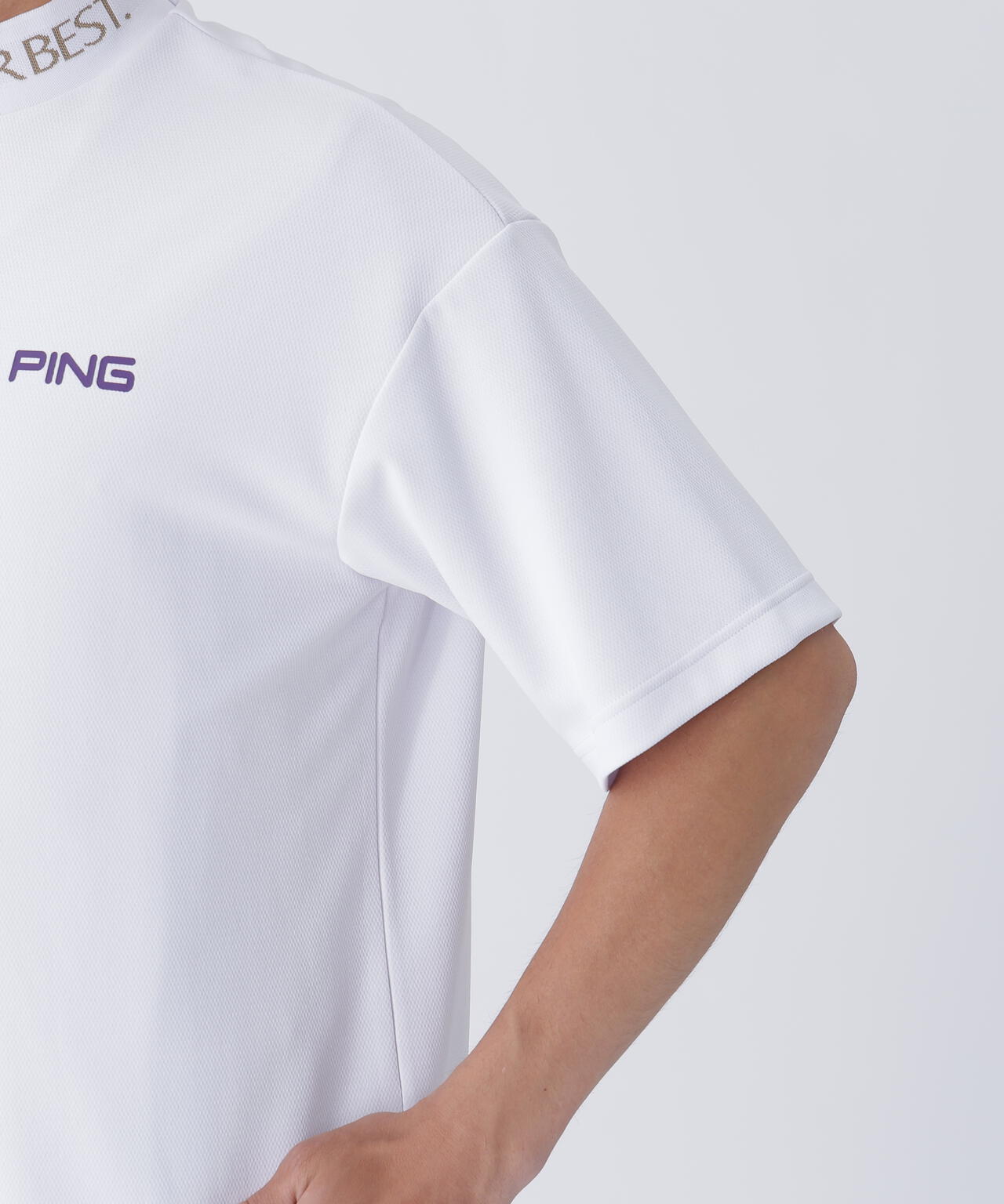 MARK & LONA ハイネック半袖シャツ MARK&LONA 【新品】マークアンドロ