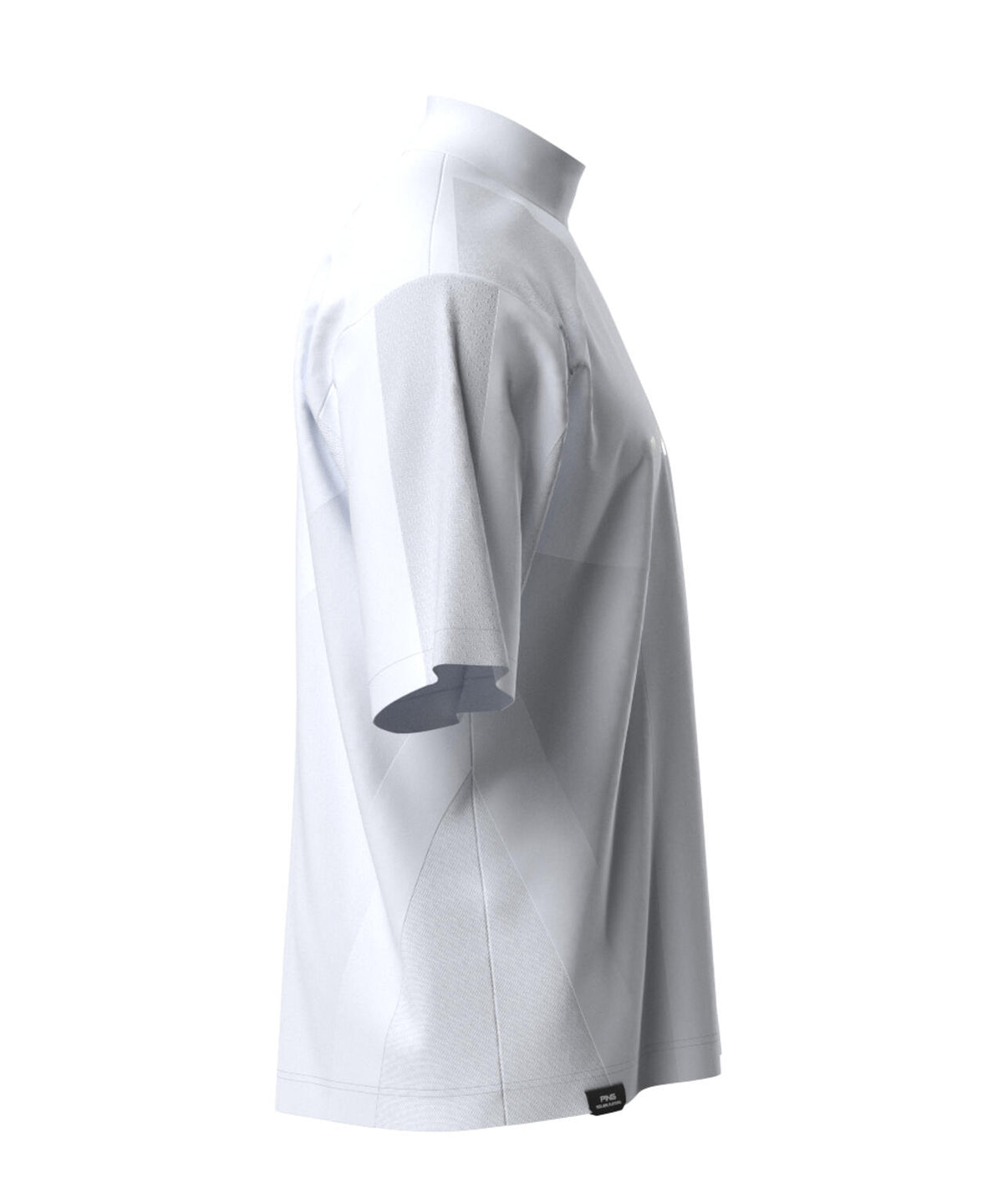 【PING APPAREL】メッシュジャカード半袖ハイネックシャツ ＜PERFORMANCE＞ (MENS)