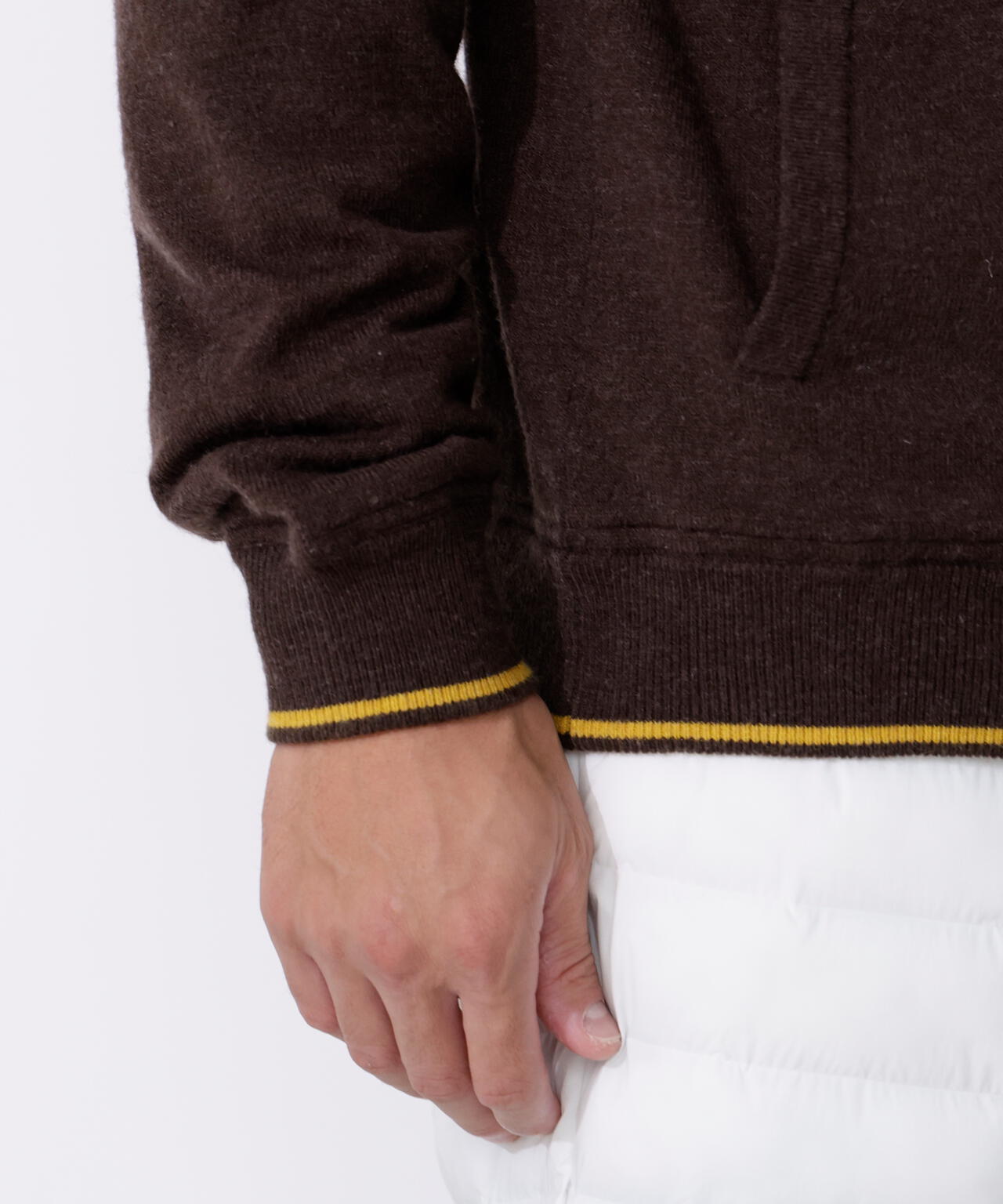 PING APPAREL】プレーンニット/布帛 リバーシブルニットブルゾン