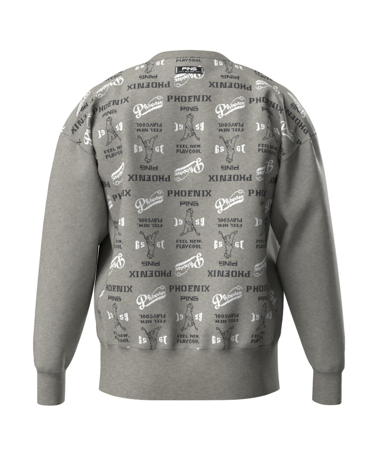 今季モデル❤️PING ❤️新品未使用❤️半袖ニット　Lサイズ キラキラシルバー 袖口キラキラニット リブプルオーバー（7206EM09