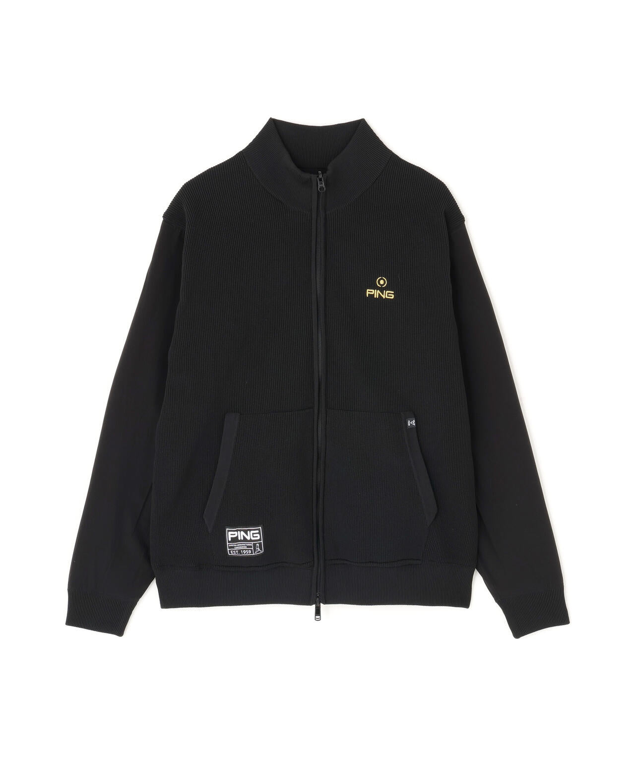 PING APPAREL】リバーシブルフルジップニットブルゾン ＜GOLD＞ (MENS