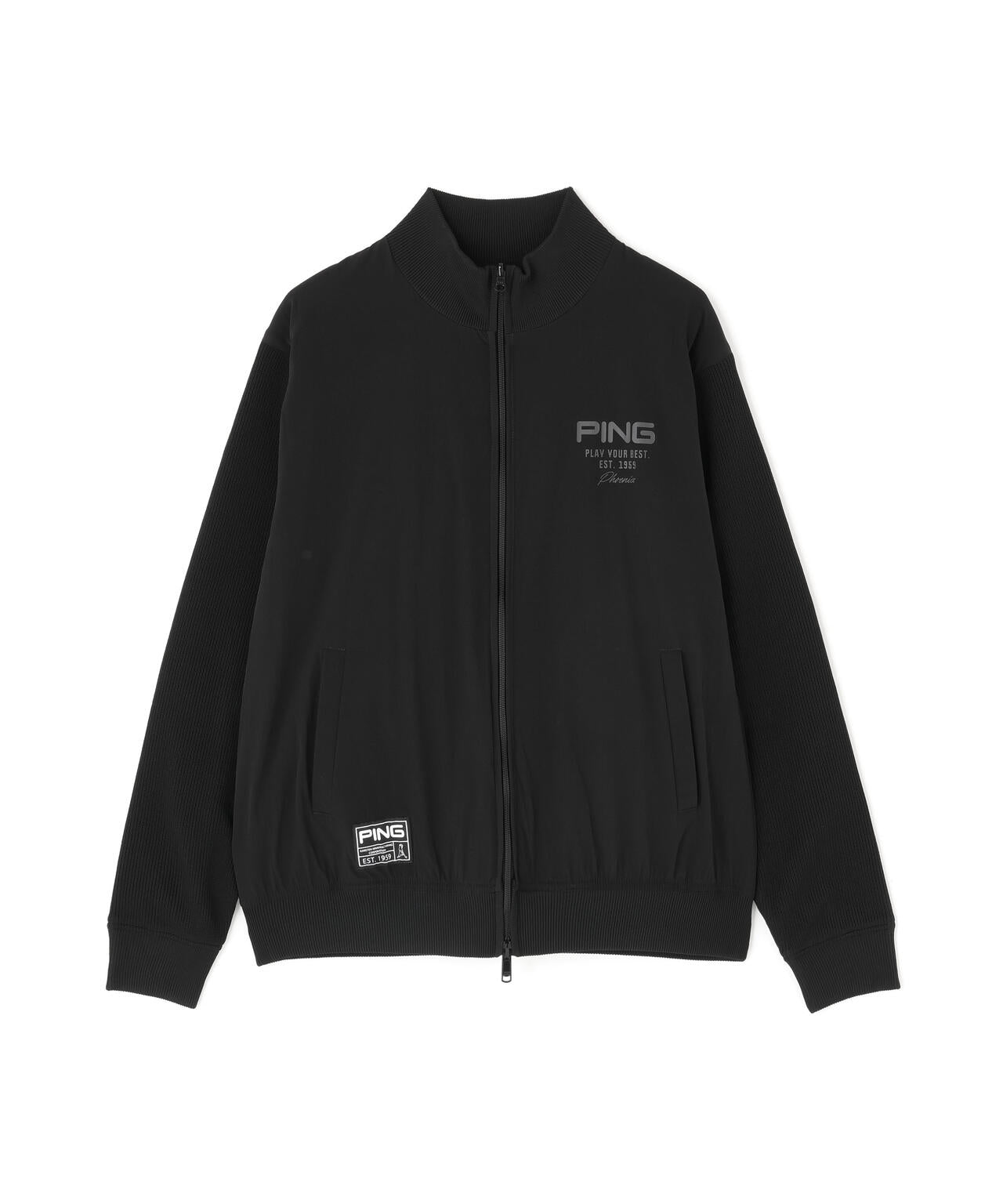 PING APPAREL】リバーシブルフルジップニットブルゾン ＜GOLD＞ (MENS