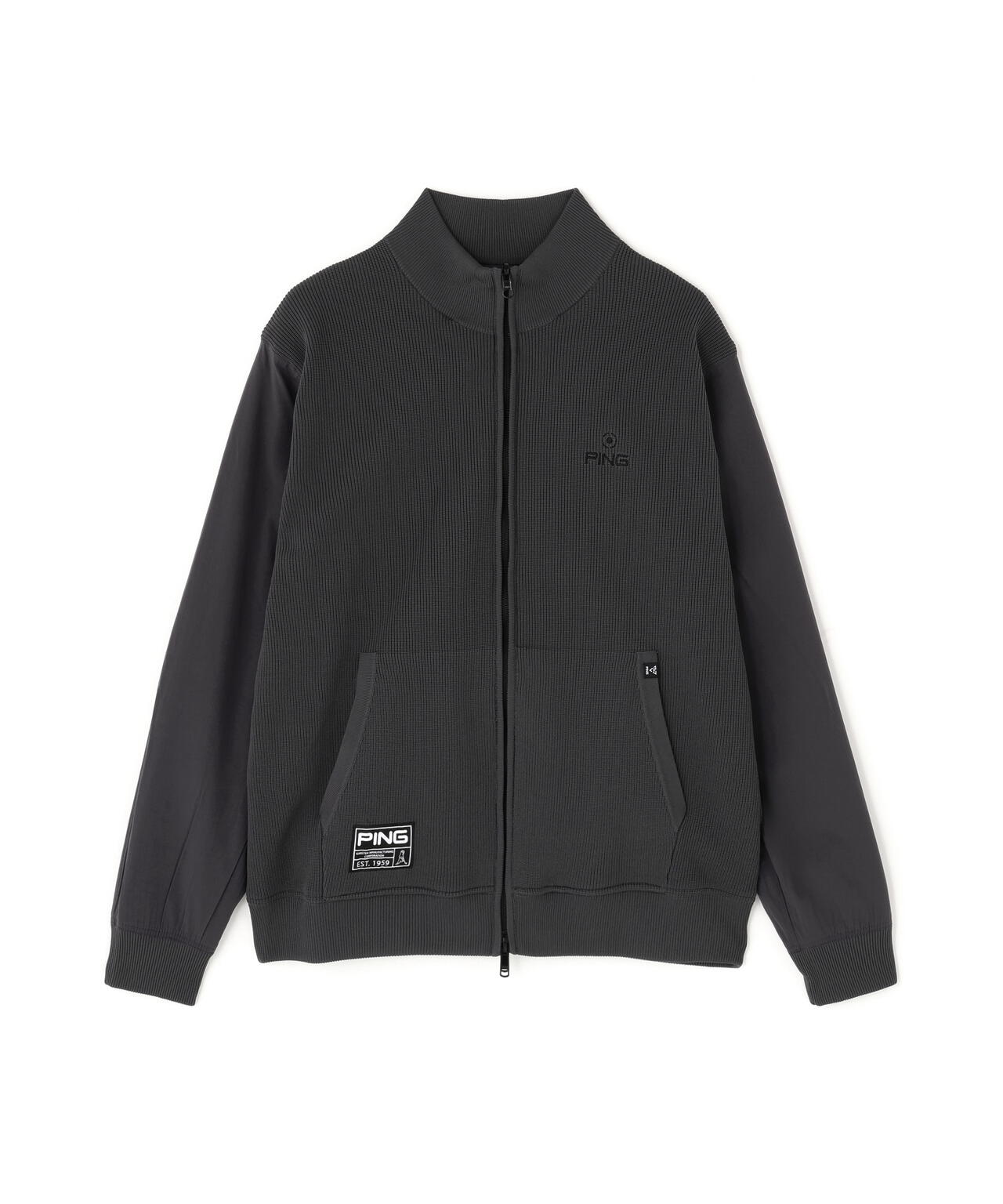 PING APPAREL】リバーシブルフルジップニットブルゾン ＜GOLD