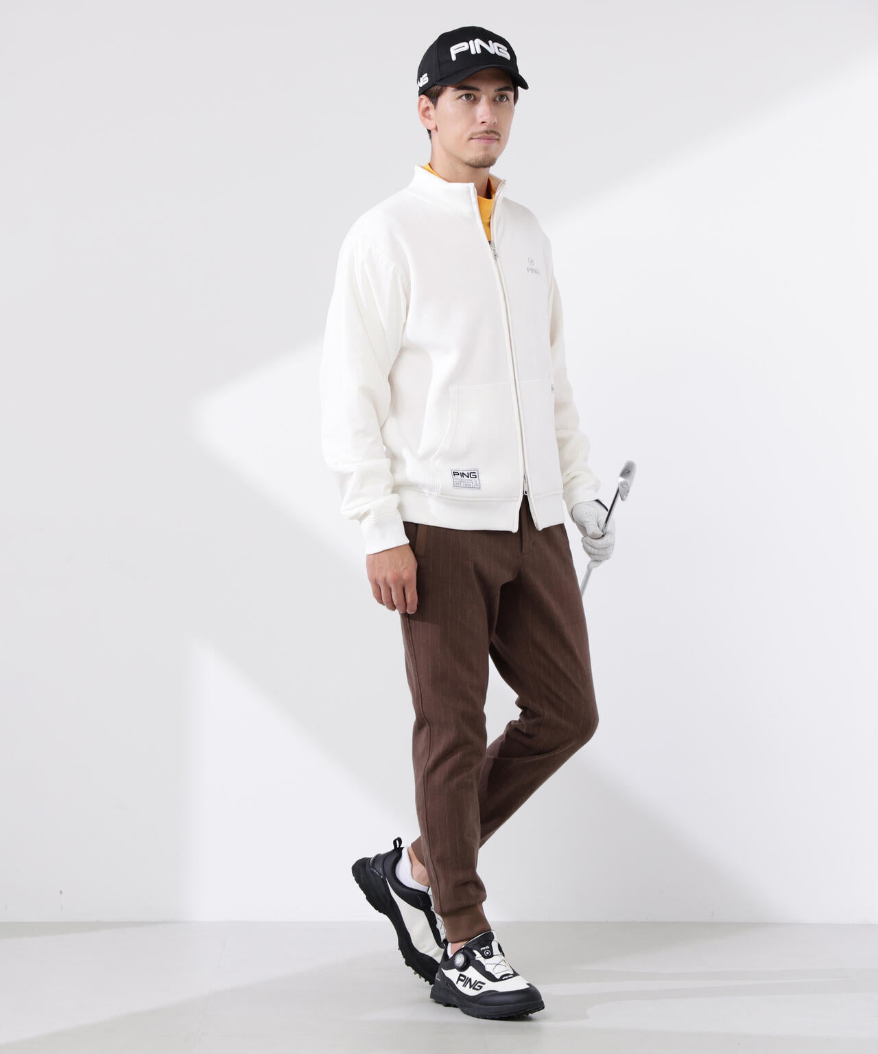 20900円★ピン PING リバーシブル フルジップ ニット★LL 20900円☆ピン PING リバーシブル フルジップ ニット☆LL PING APPAREL