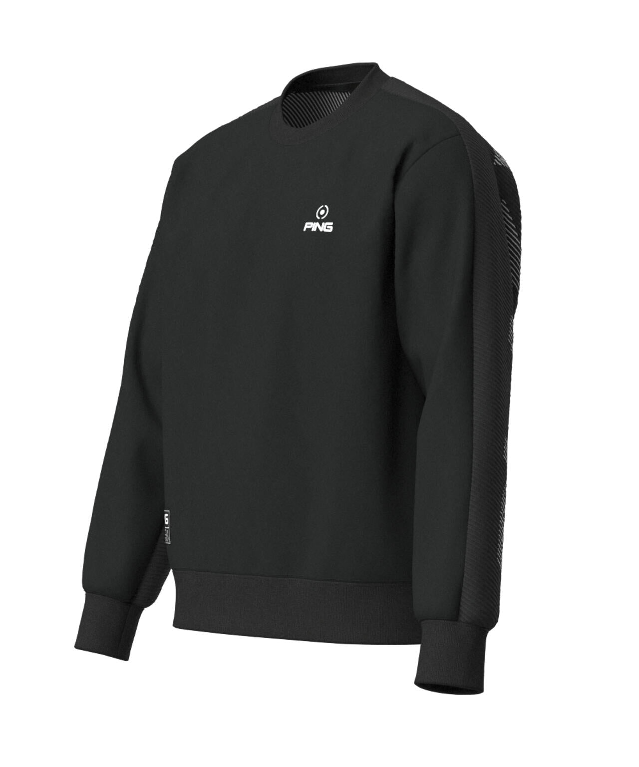 【PING APPAREL】リップルロゴクルーネックニットプルオーバー ＜GOLD＞ (MENS)