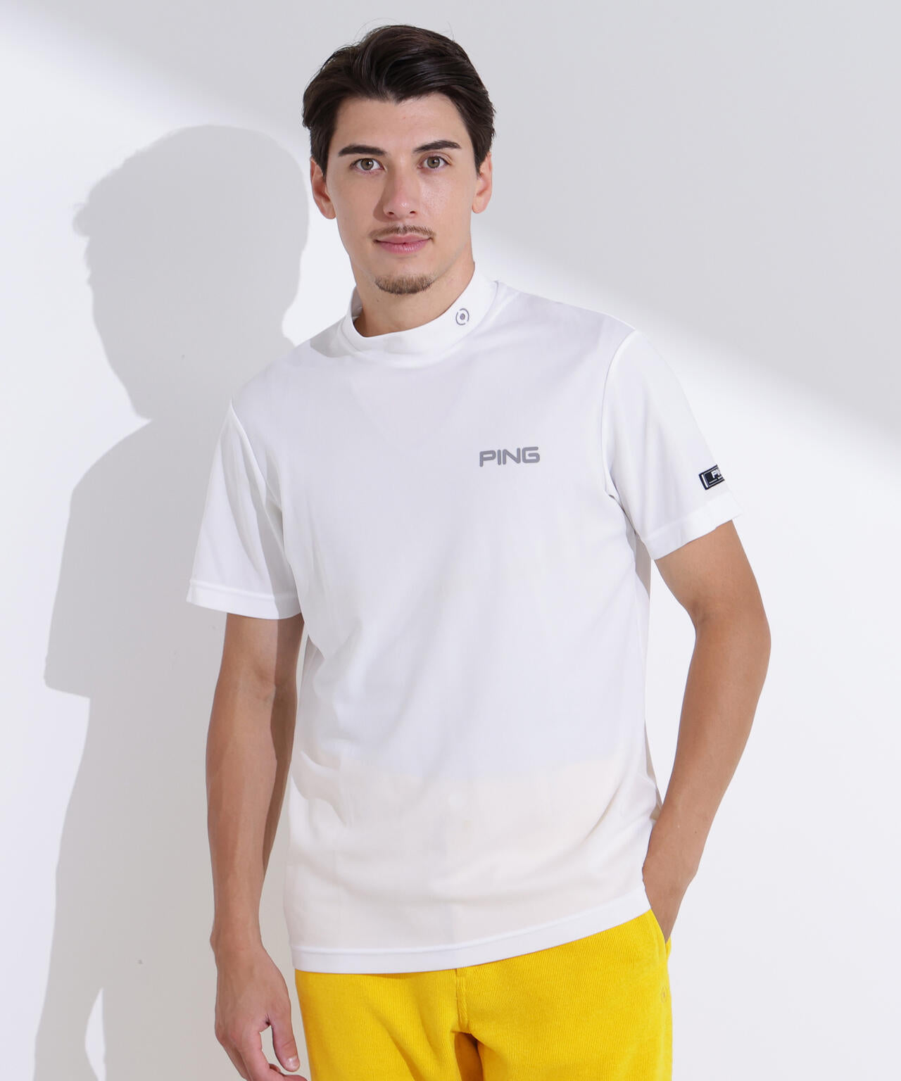 【PING APPAREL】デニムライクジャガードニット/カノコ レイヤードツインニット ＜NATIVE＞ (MENS)