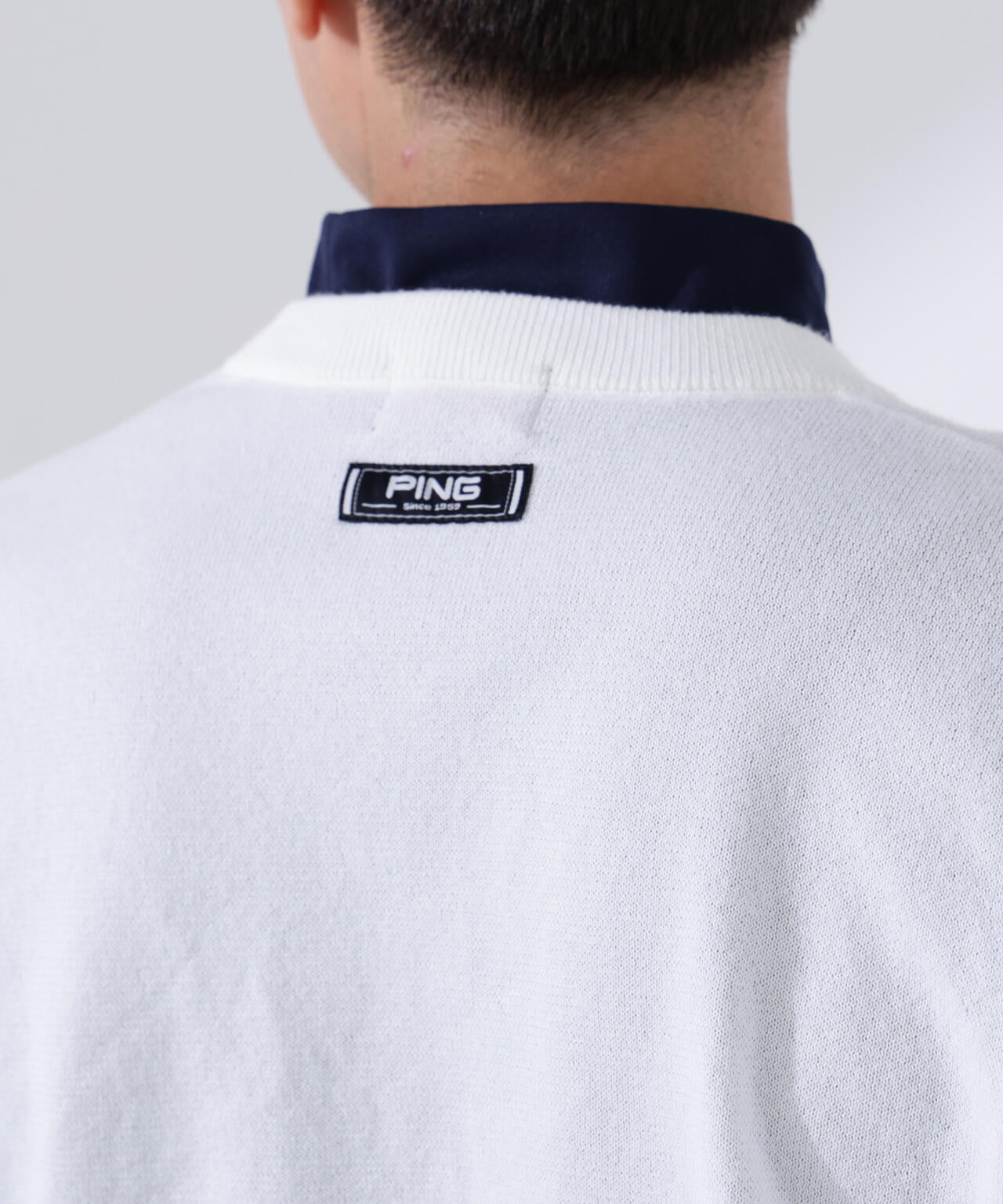 【PING APPAREL】デニムライクジャガードニット/カノコ レイヤードツインニット ＜NATIVE＞ (MENS)