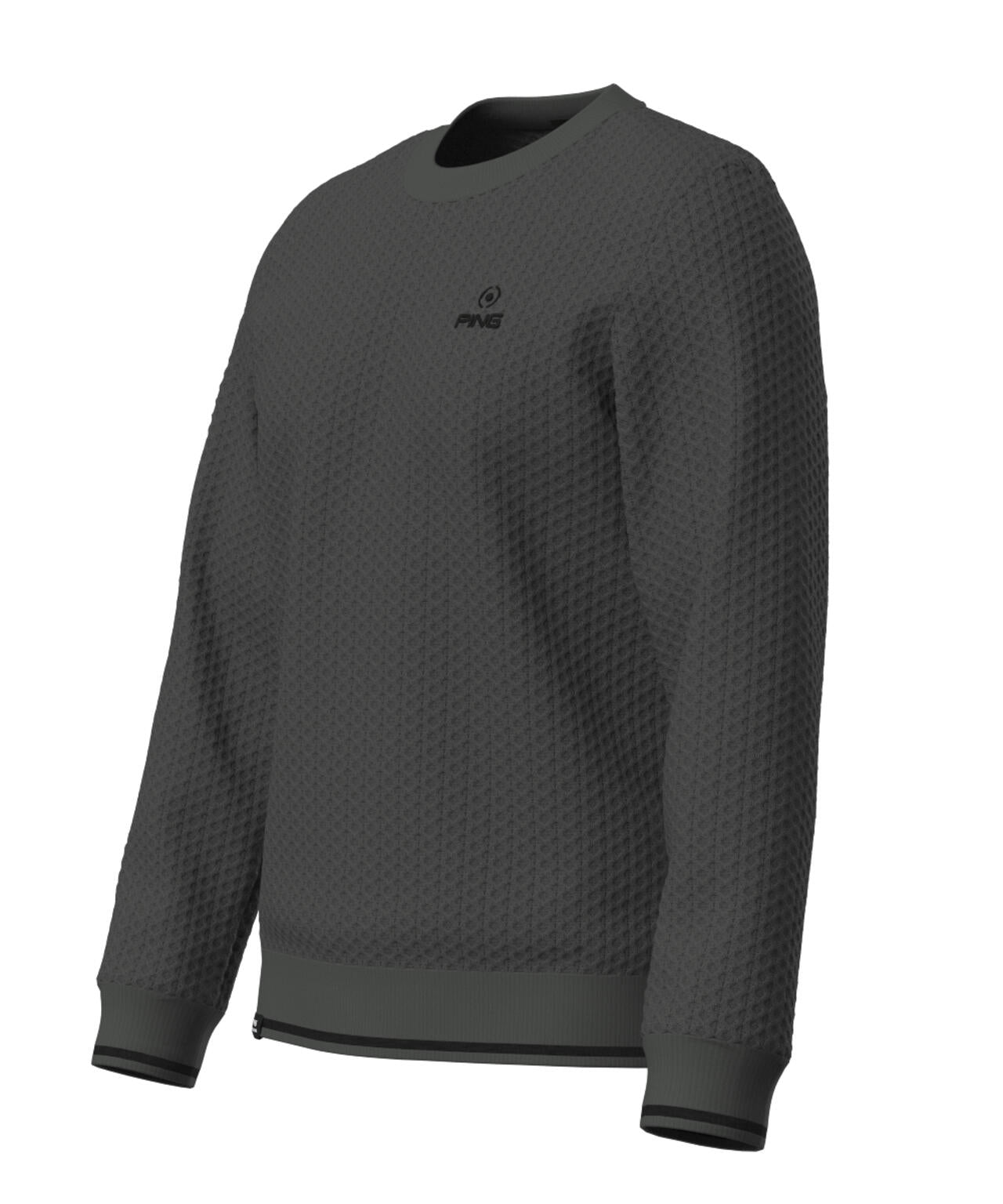 【PING APPAREL】ハチノス編みクルーネックニットプルオーバー ＜PERFORMANCE＞ (MENS)