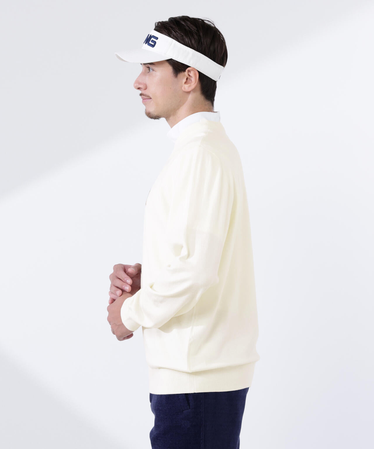 【PING APPAREL】Mr.PINGジャカードクルーネックニットプルオーバー ＜NATIVE＞ (MENS)