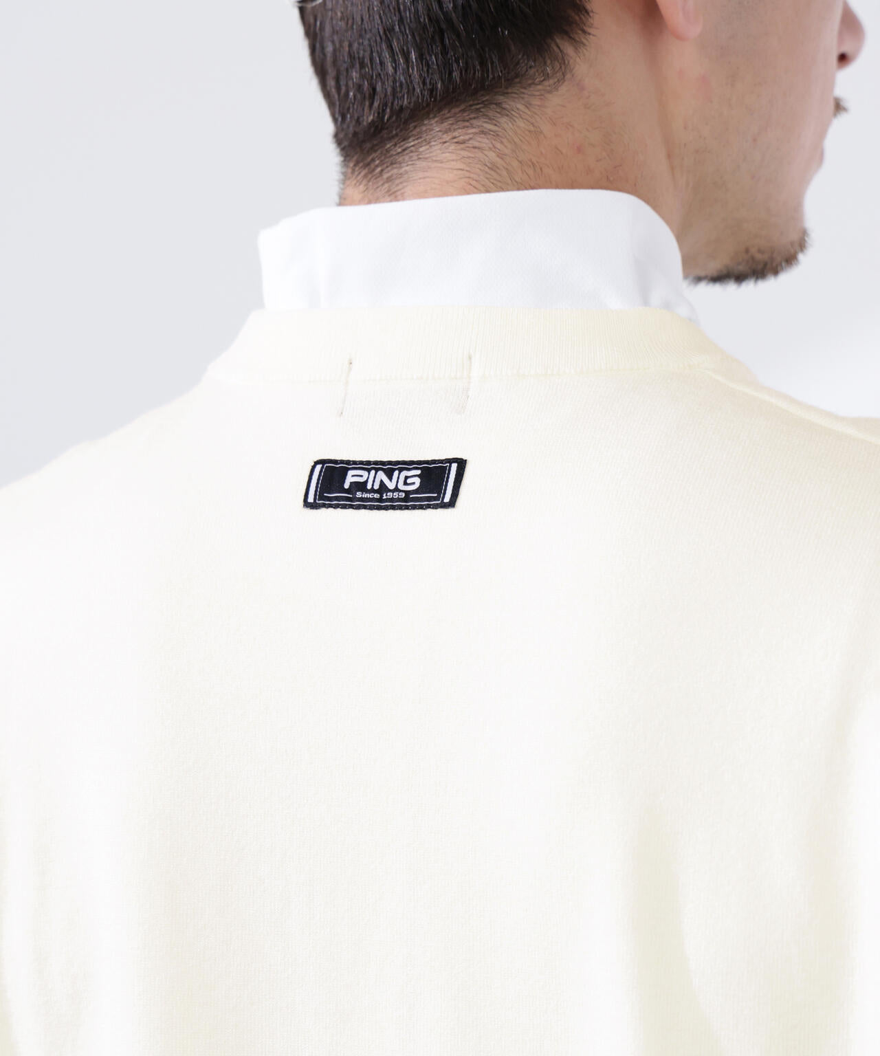 【PING APPAREL】Mr.PINGジャカードクルーネックニットプルオーバー ＜NATIVE＞ (MENS)