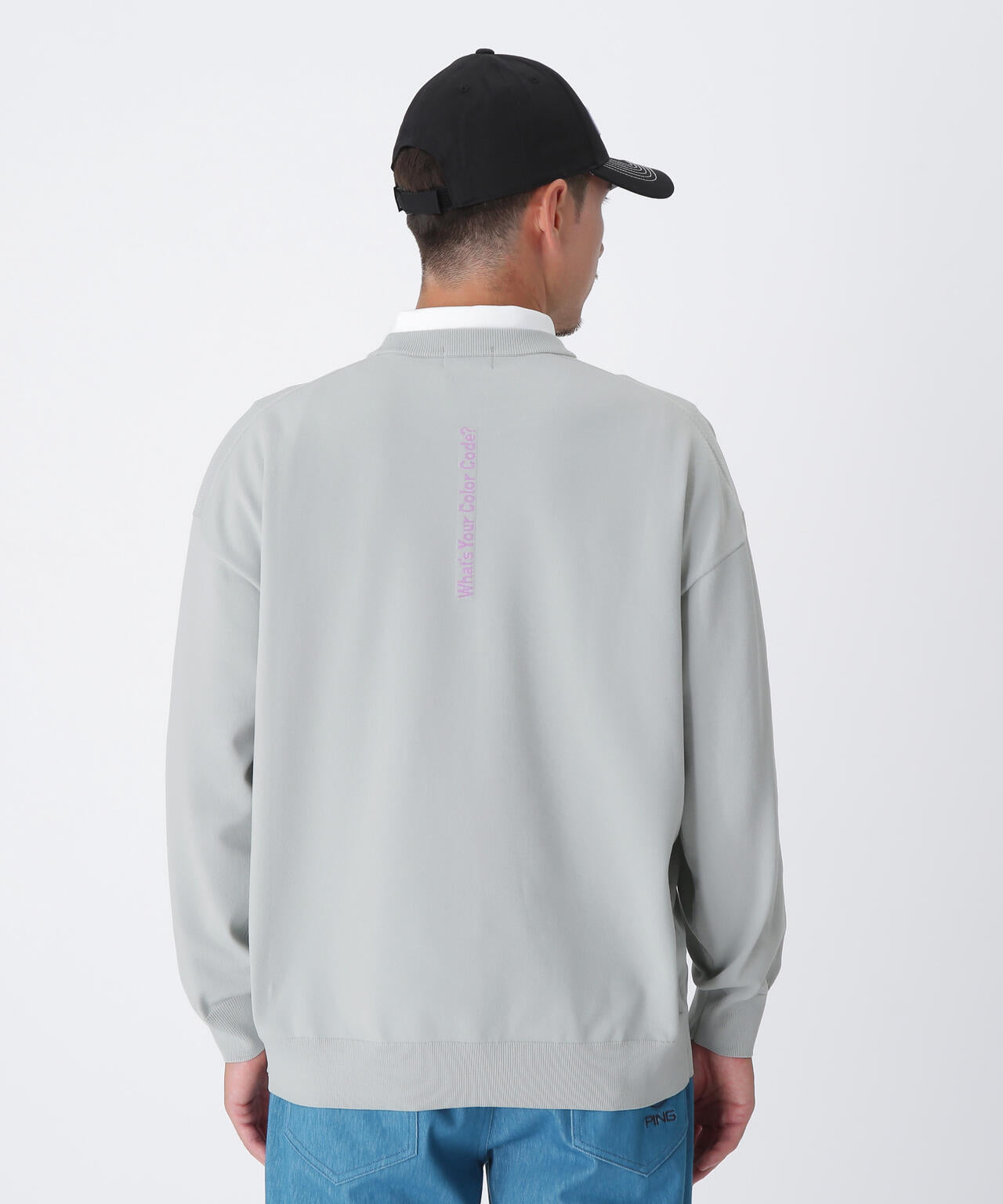 【PING APPAREL】10カラークルーネックニットプルオーバー ＜NATIVE＞ (MENS)