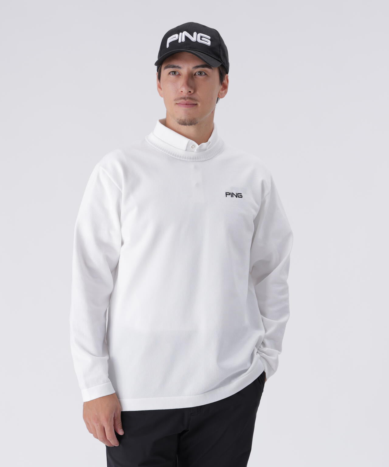 【PING APPAREL】ニット/カノコ レイヤードツインニット ＜PERFORMANCE＞ (MENS)