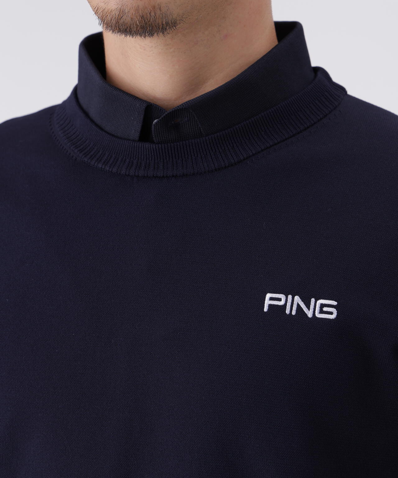 【PING APPAREL】ニット/カノコ レイヤードツインニット ＜PERFORMANCE＞ (MENS)