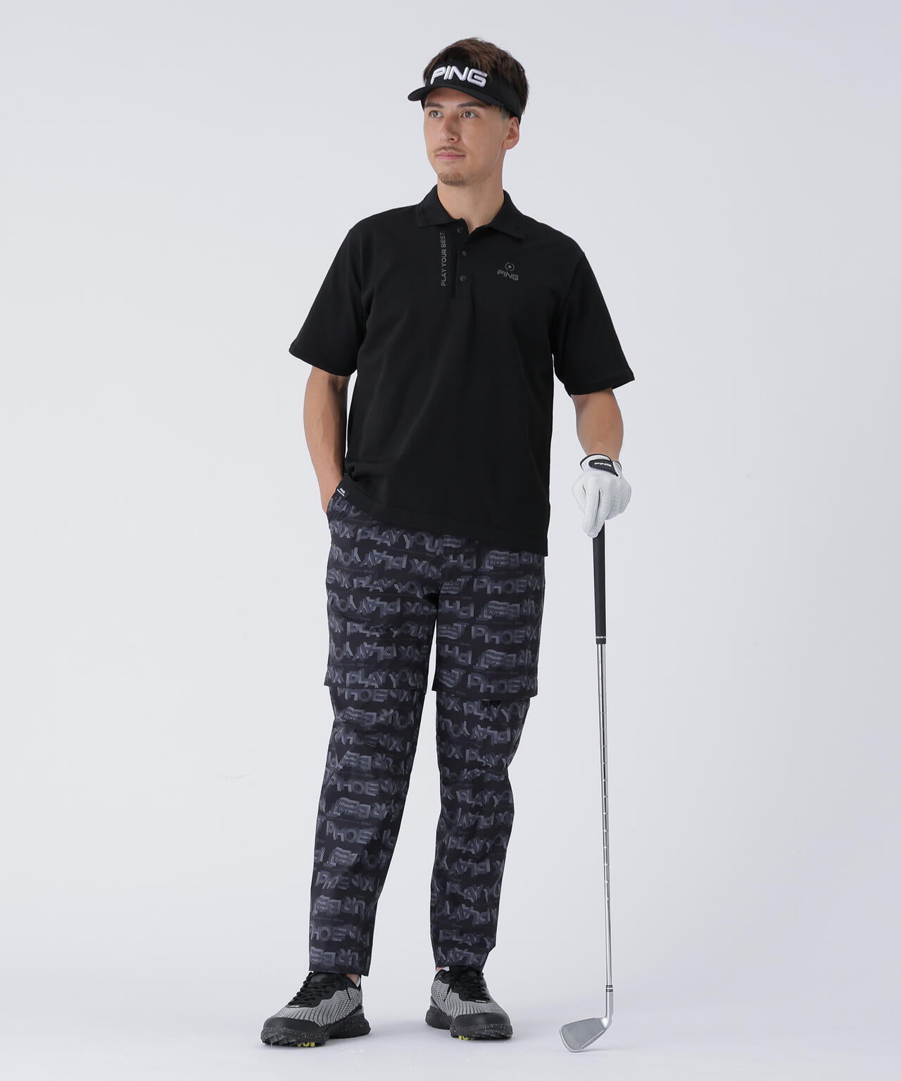 【PING APPAREL】半袖ニットポロシャツ ＜PERFORMANCE＞ (MENS)