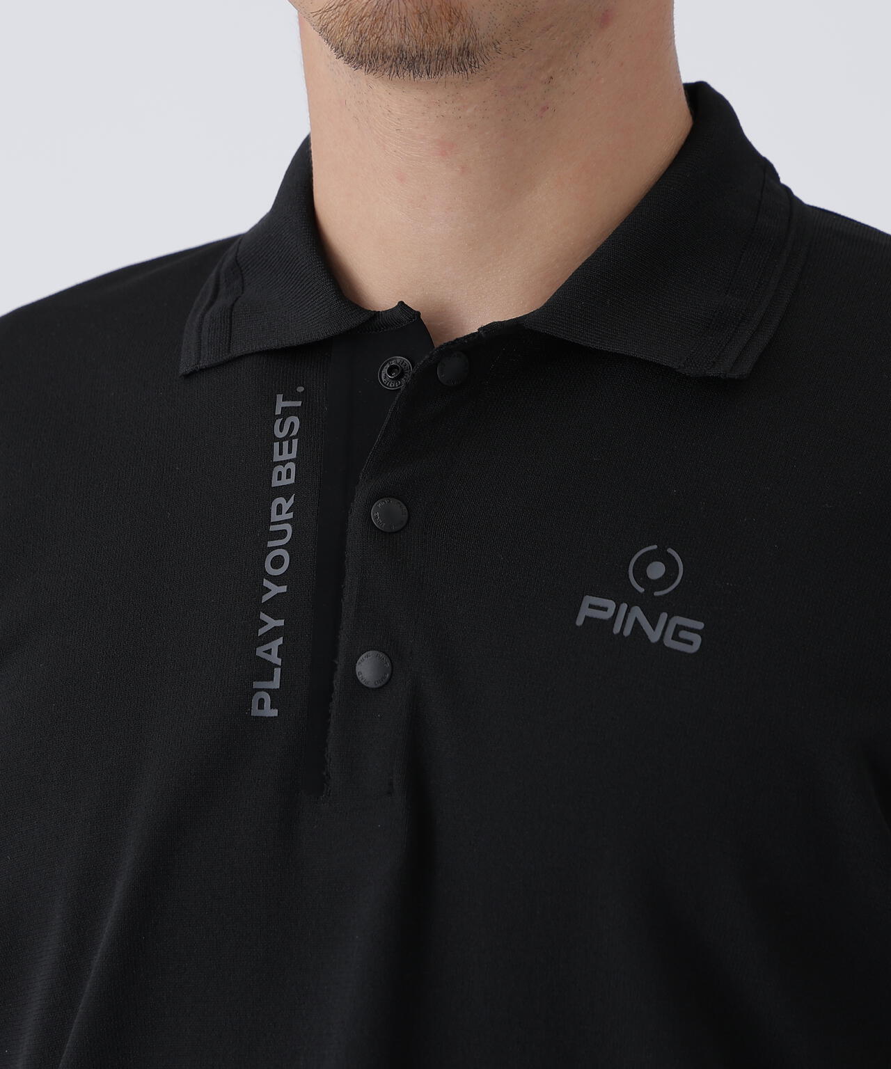 【PING APPAREL】半袖ニットポロシャツ ＜PERFORMANCE＞ (MENS)