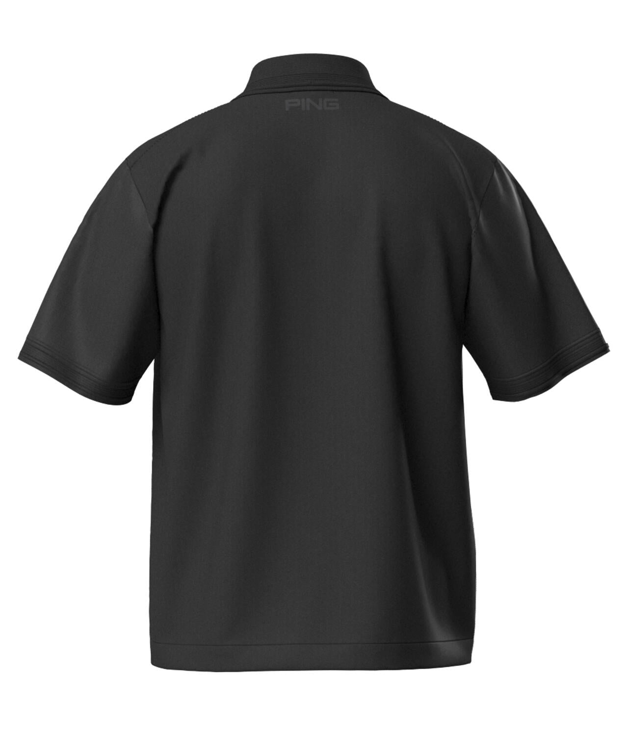 PING 黒 ポロシャツ PING APPAREL】半袖ニットポロシャツ ＜PERFORMANCE＞ (MENS