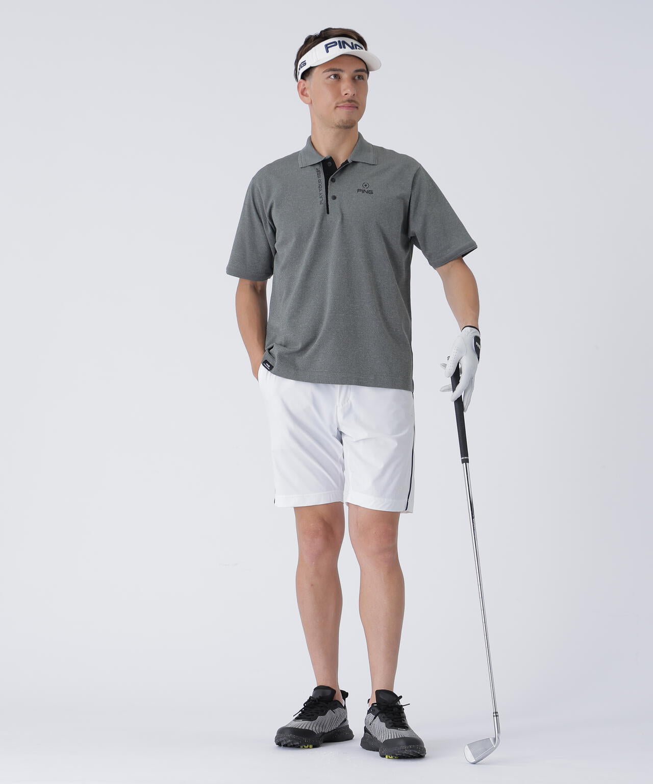 【PING APPAREL】半袖ニットポロシャツ ＜PERFORMANCE＞ (MENS)