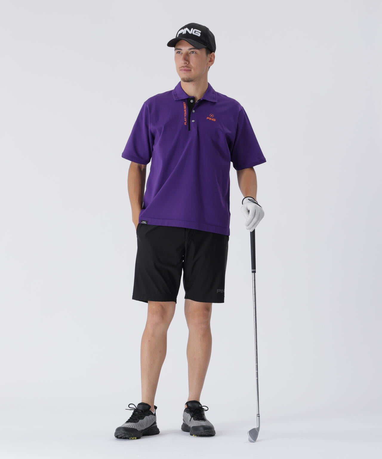 【PING APPAREL】半袖ニットポロシャツ ＜PERFORMANCE＞ (MENS)