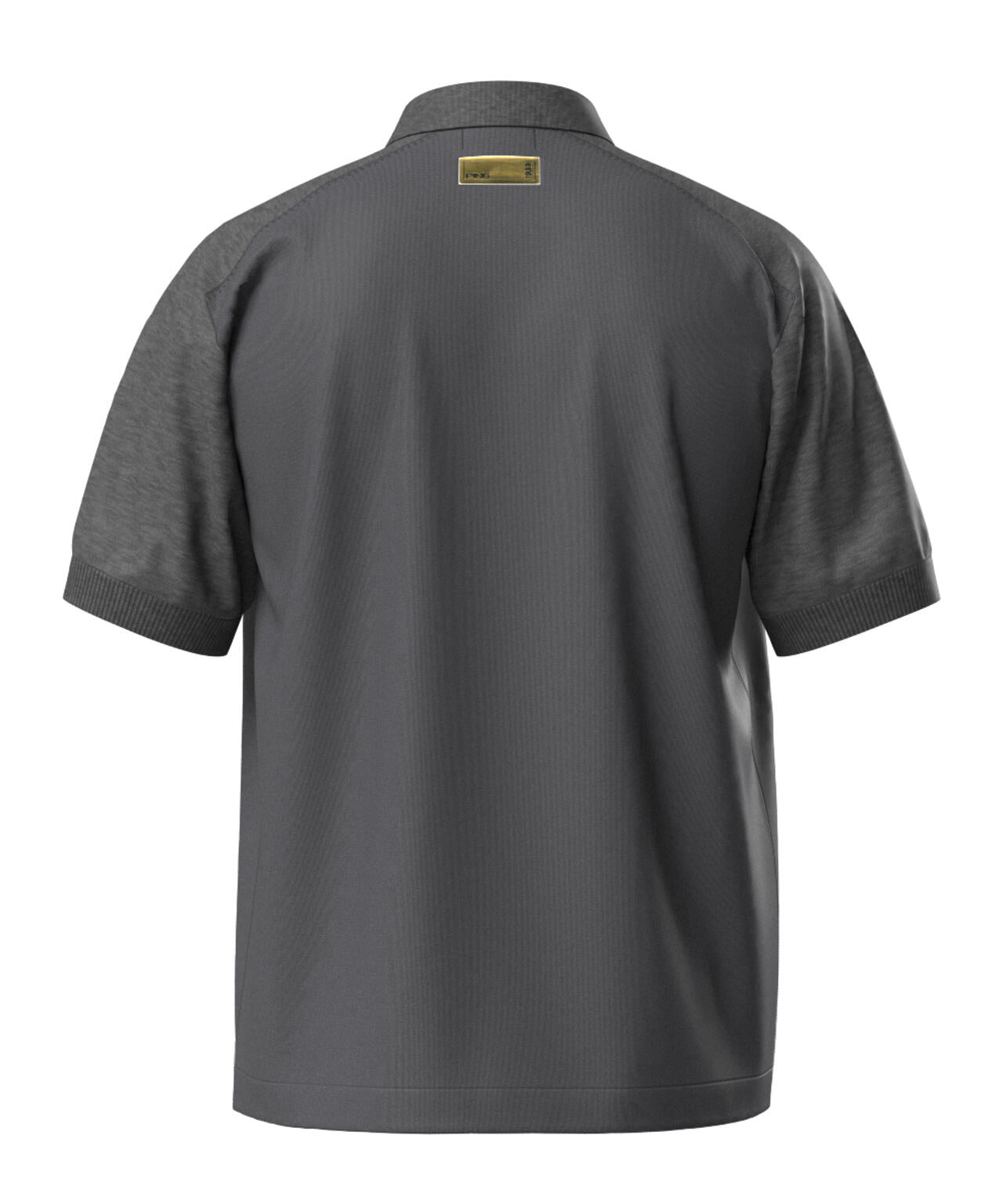 PING APPAREL】バイカラーニットポロシャツ ＜GOLD＞ (MENS) | PING