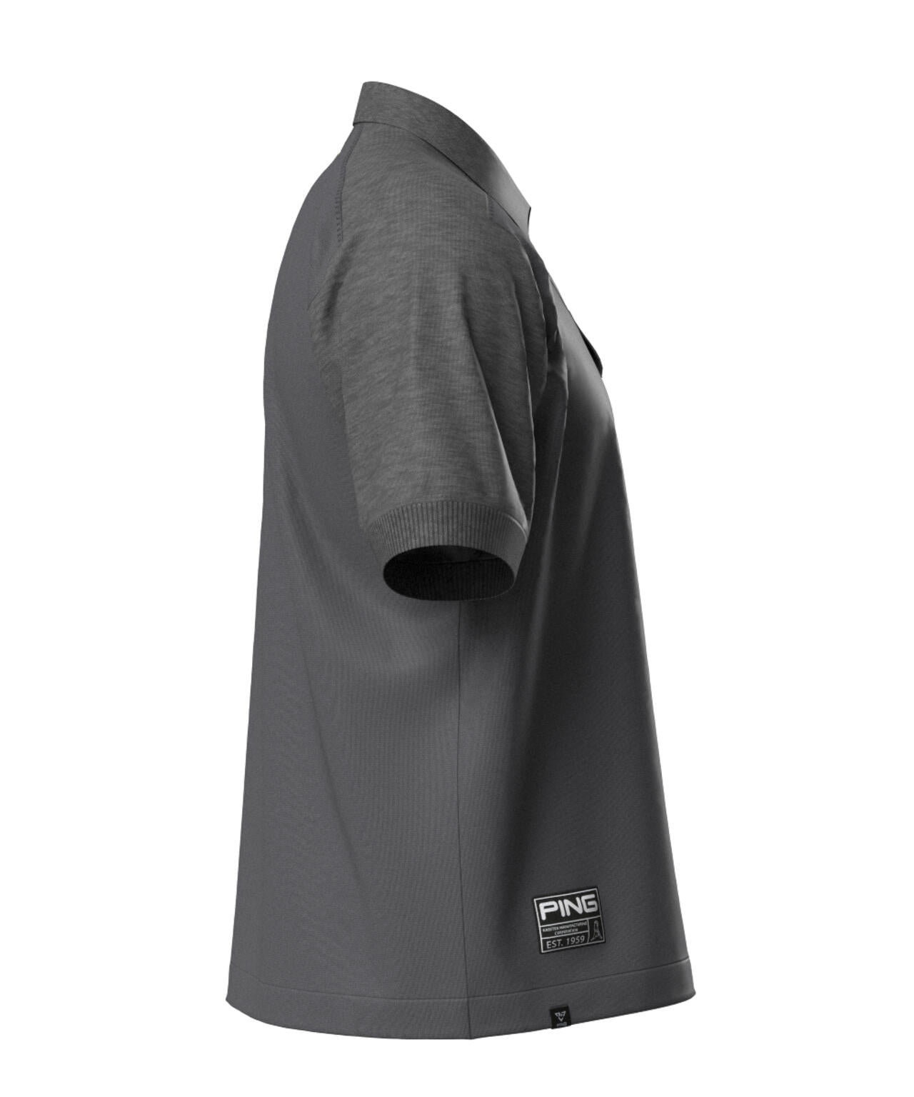 PING APPAREL】バイカラーニットポロシャツ ＜GOLD＞ (MENS) | PING