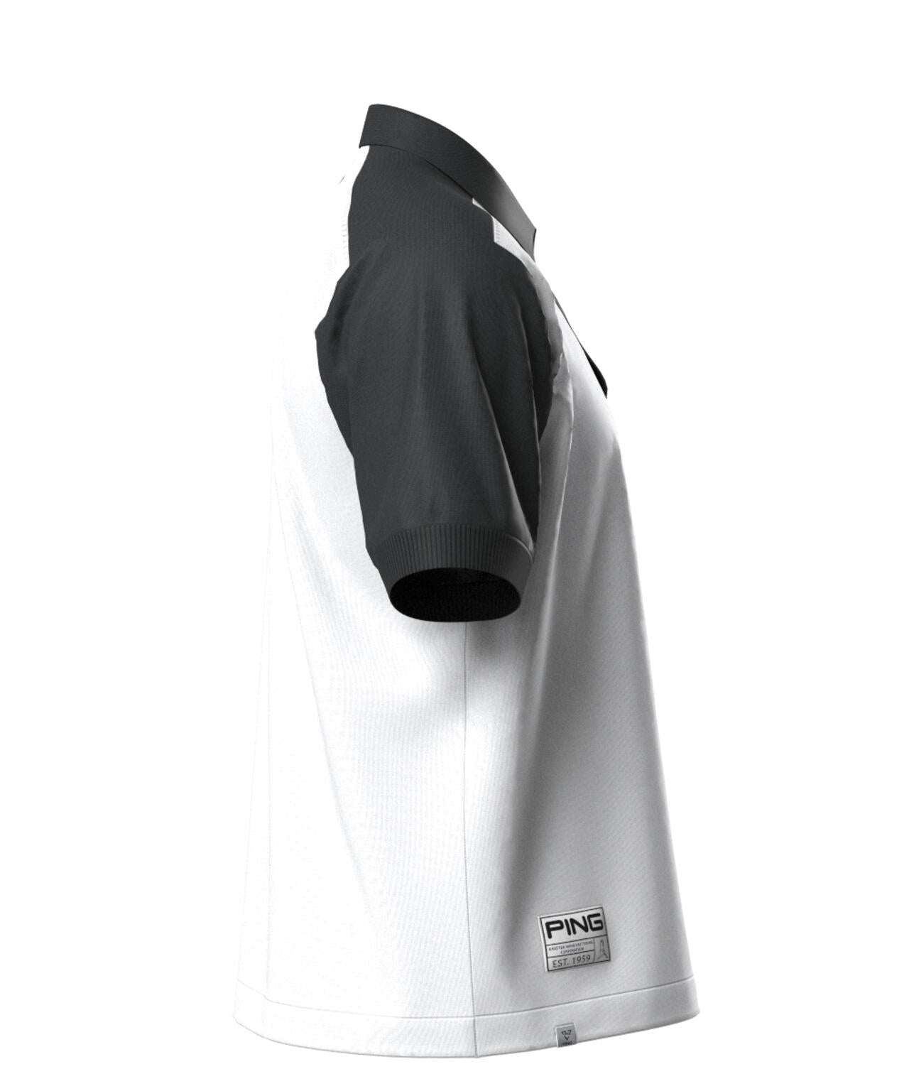 【PING APPAREL】バイカラーニットポロシャツ ＜GOLD＞ (MENS)