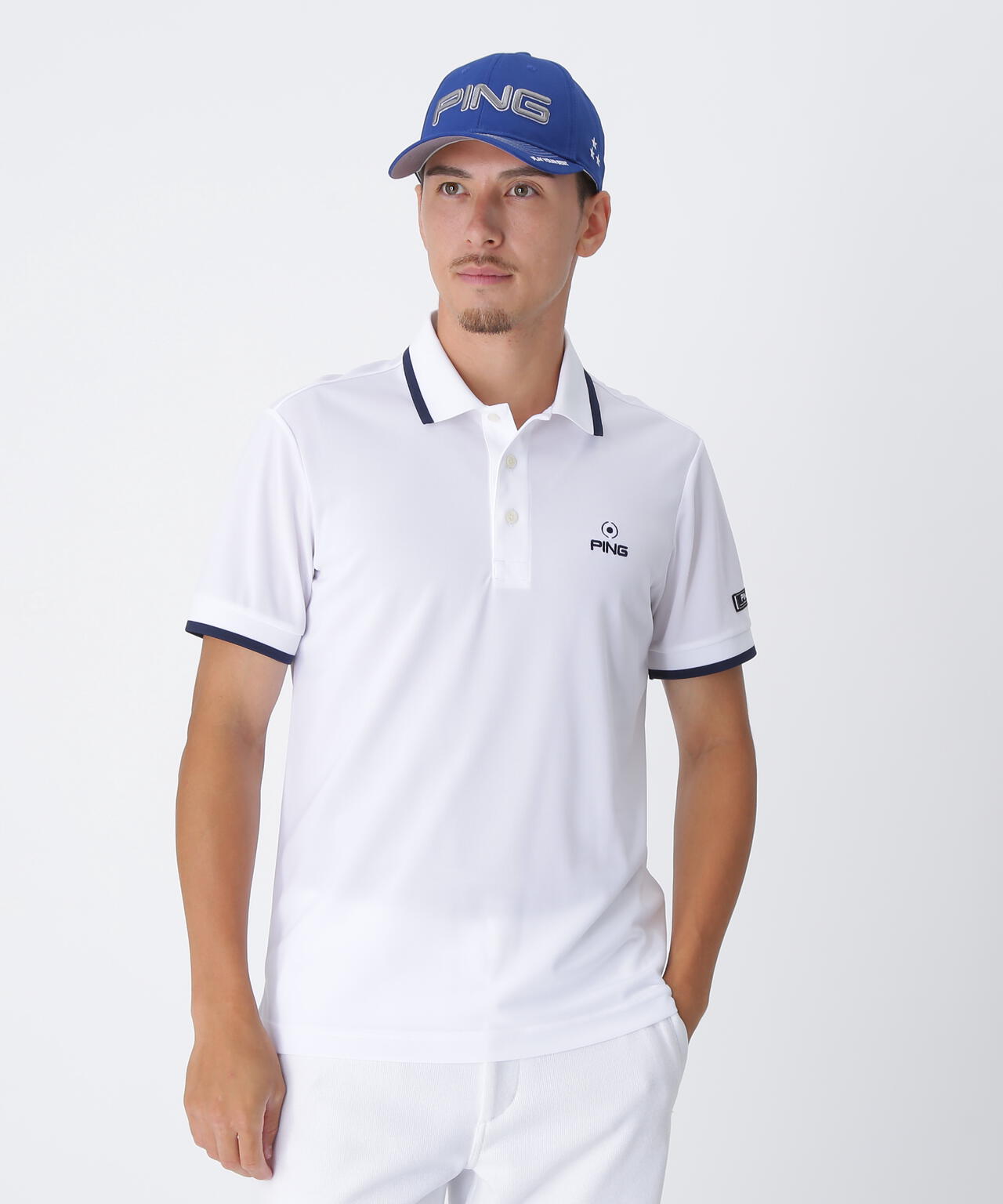 【PING APPAREL】デニムライクニット/カノコ レイヤードツインニット ＜NATIVE＞ (MENS)