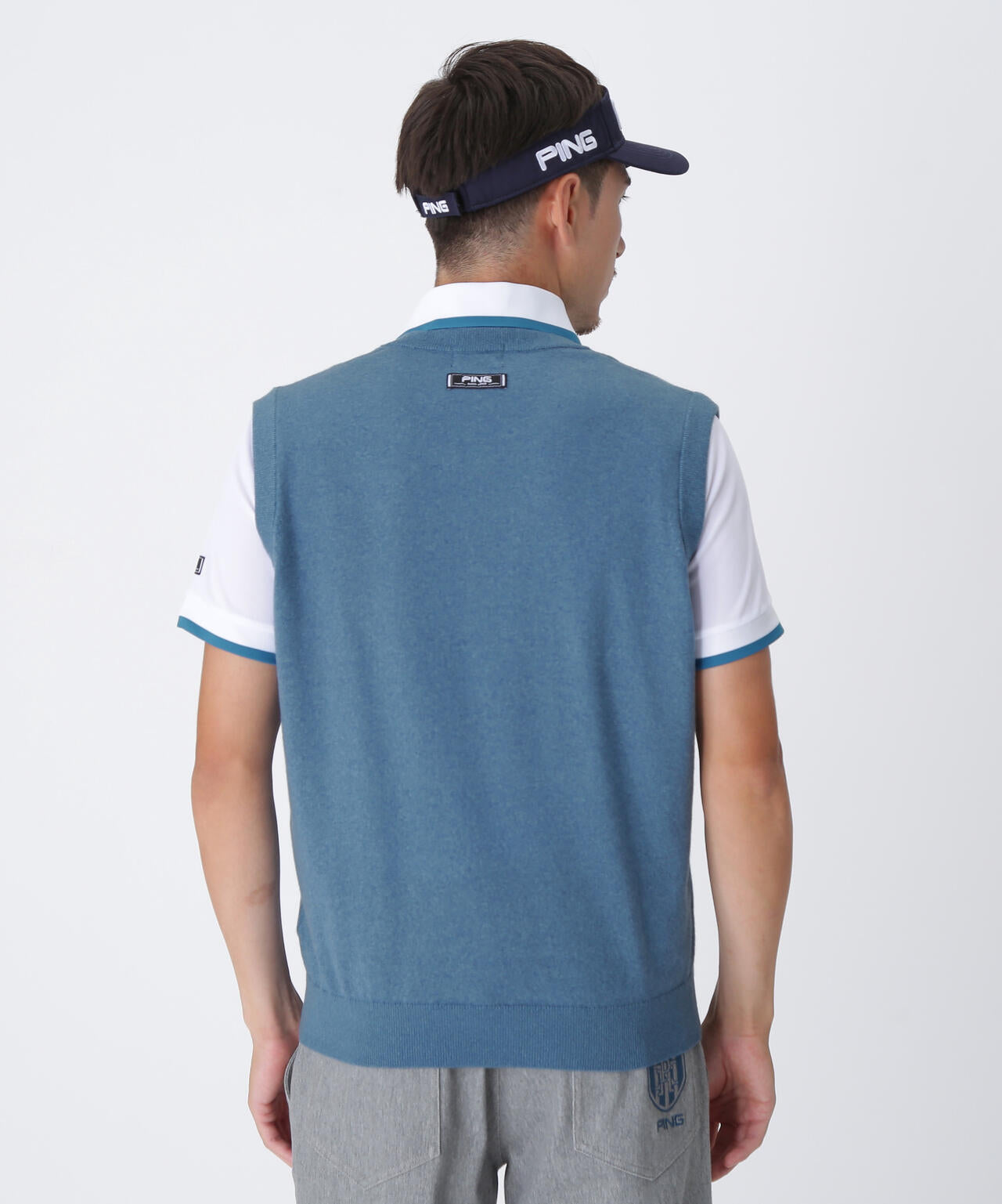 【PING APPAREL】デニムライクニット/カノコ レイヤードツインニット ＜NATIVE＞ (MENS)