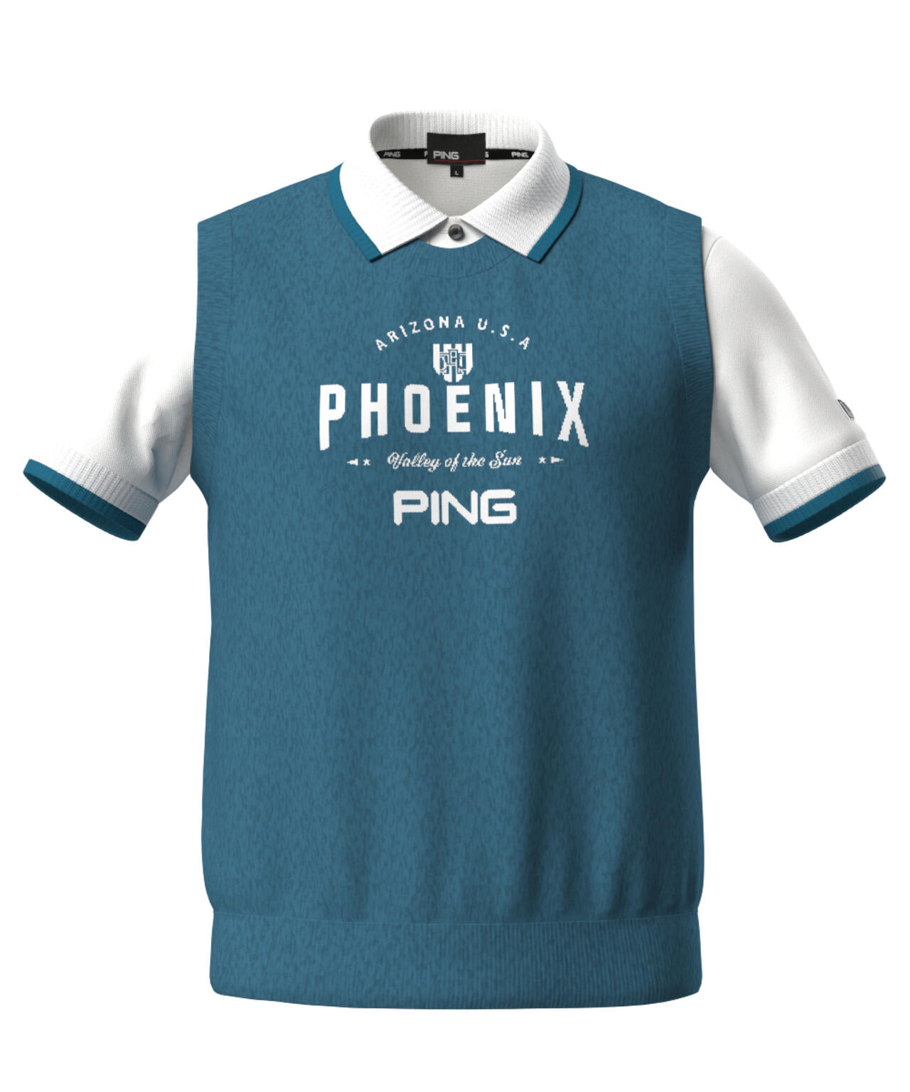 【PING APPAREL】デニムライクニット/カノコ レイヤードツインニット ＜NATIVE＞ (MENS)