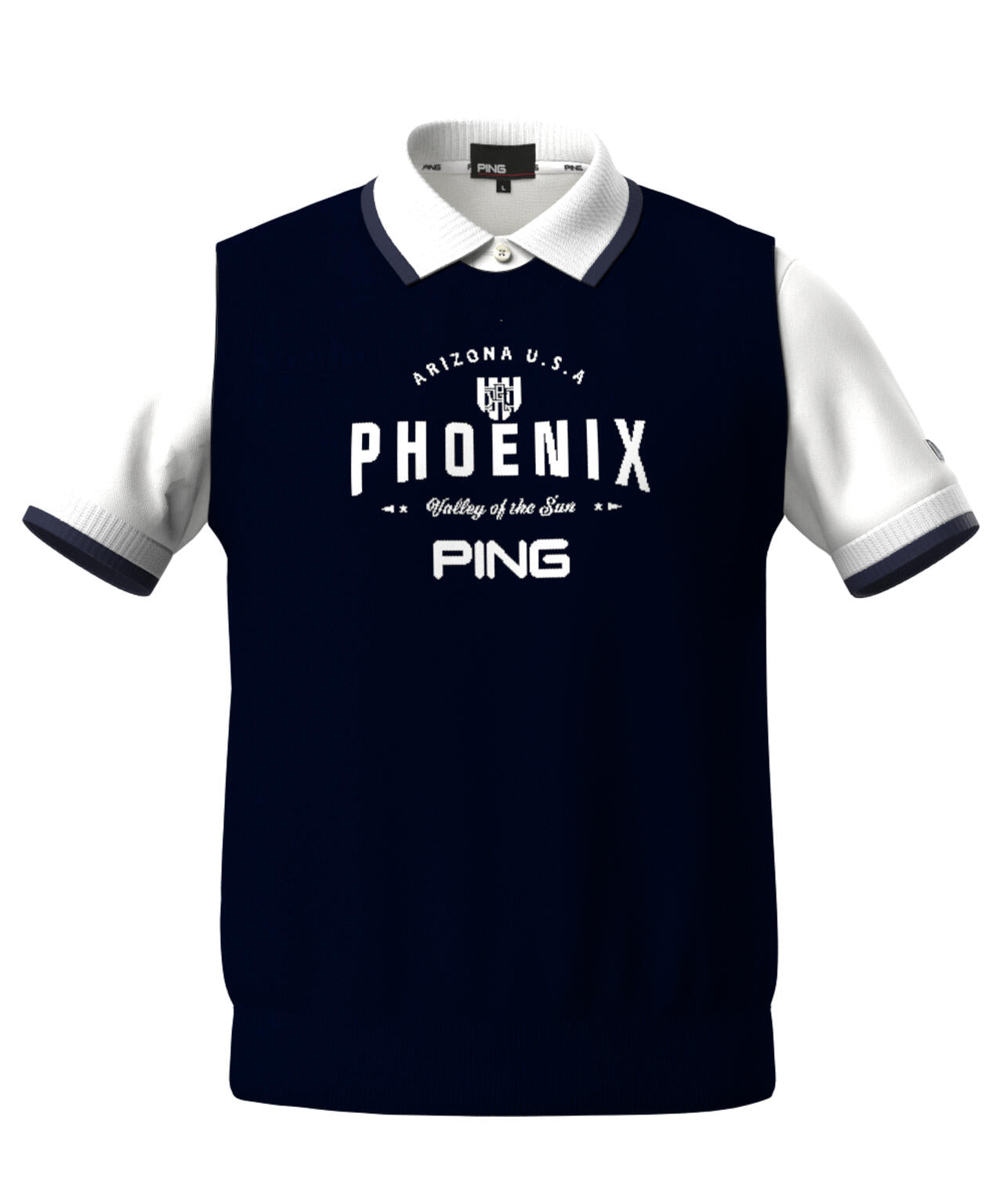 【PING APPAREL】デニムライクニット/カノコ レイヤードツインニット ＜NATIVE＞ (MENS)