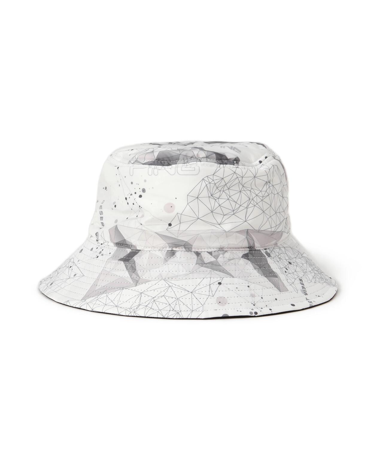 【PING APPAREL】MOUNTAIN総柄プリントリバーシブル薄中綿ハット ＜PERFORMANCE＞ (UNISEX)