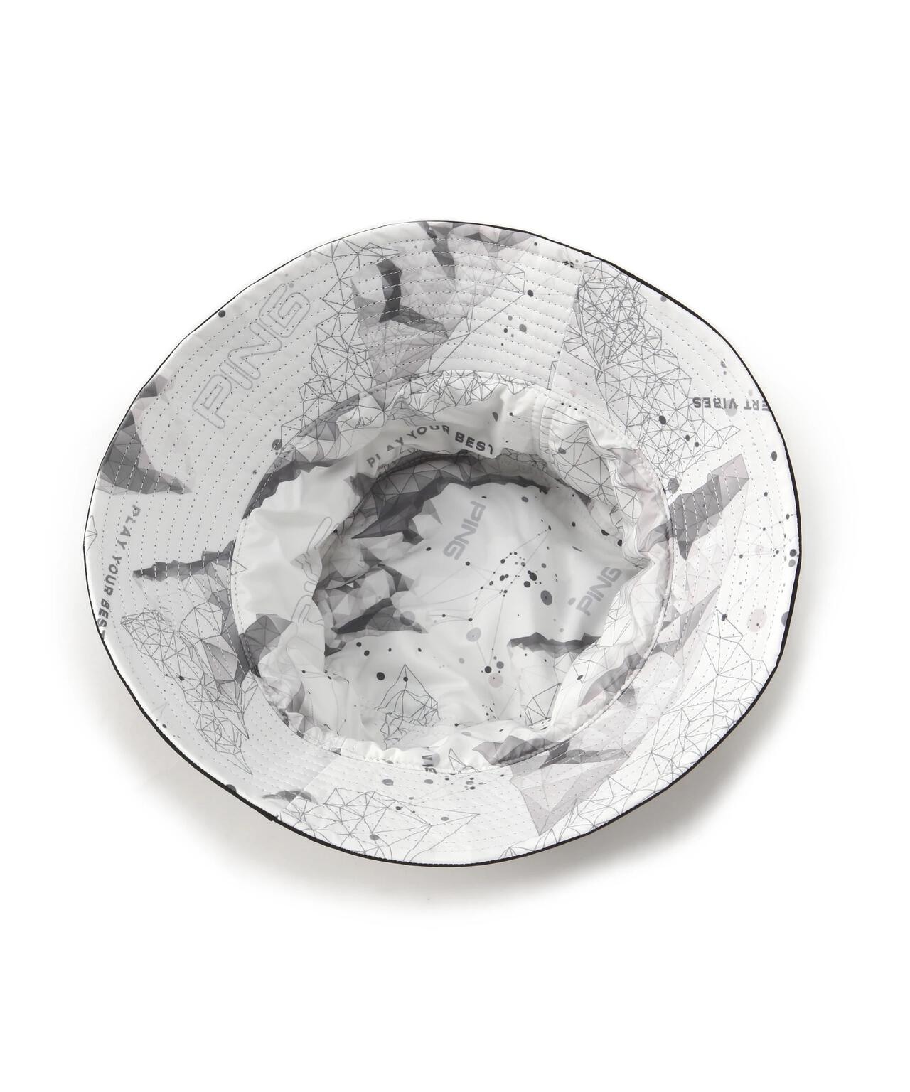 【PING APPAREL】MOUNTAIN総柄プリントリバーシブル薄中綿ハット ＜PERFORMANCE＞ (UNISEX)