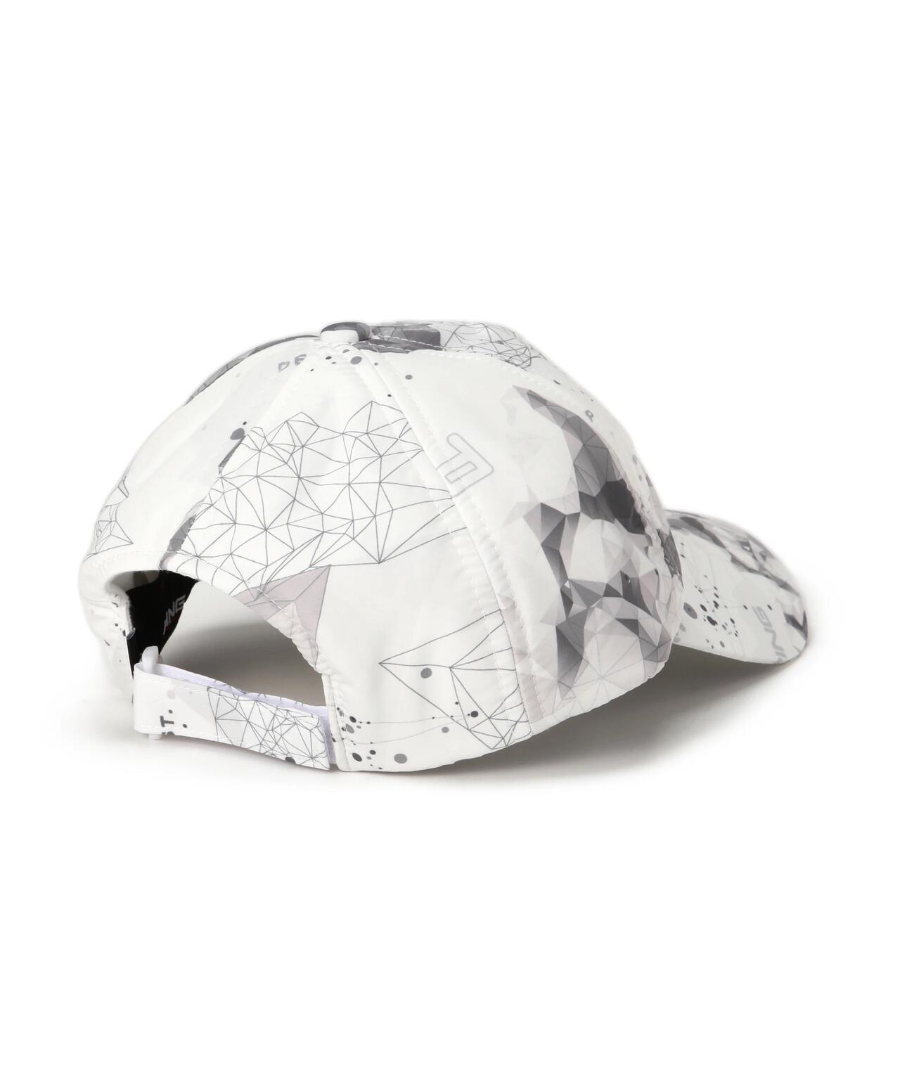 【PING APPAREL】MOUNTAIN総柄プリント薄中綿キャップ ＜PERFORMANCE＞ (UNISEX)