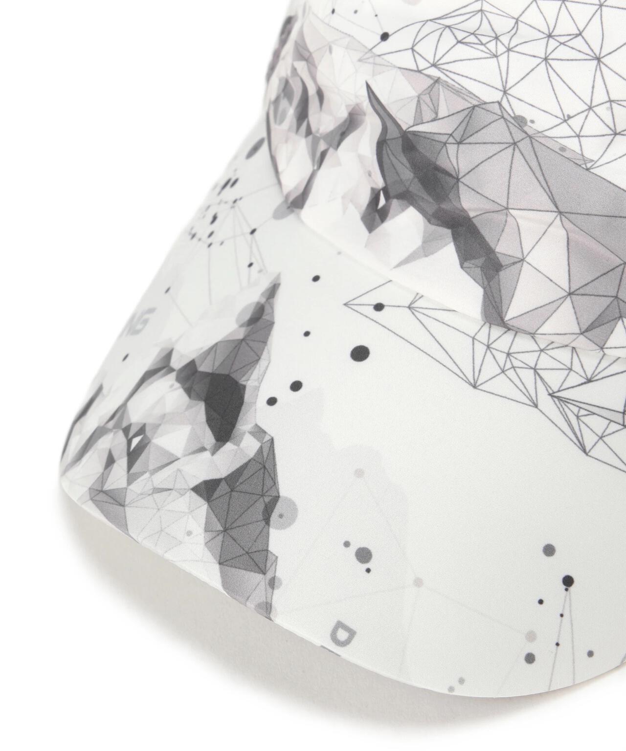 【PING APPAREL】MOUNTAIN総柄プリント薄中綿キャップ ＜PERFORMANCE＞ (UNISEX)